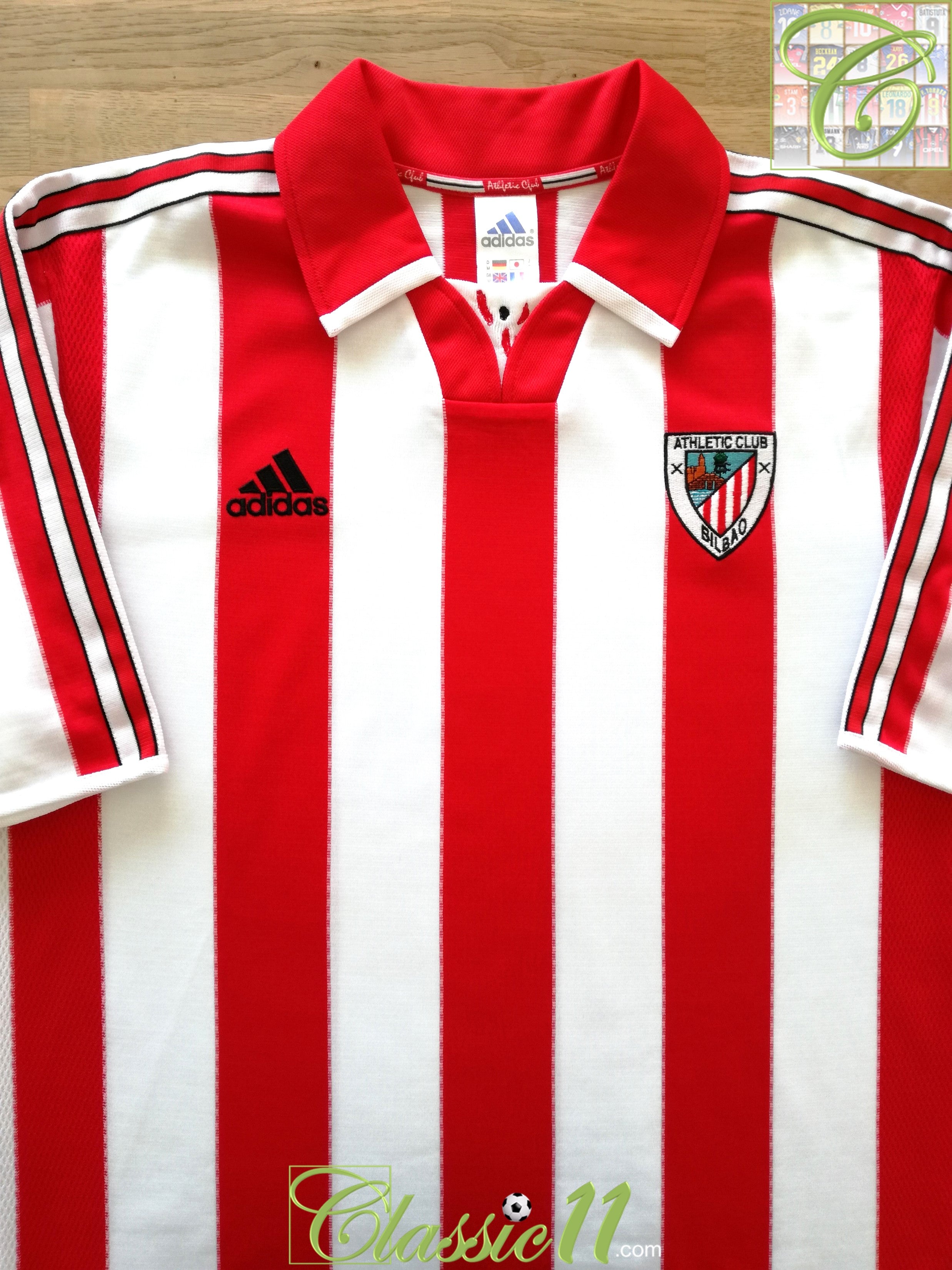 Aburrir puede ven 1999/00 Athletic Bilbao Home Football Shirt / Old Adidas Soccer Jersey |  Classic Football Shirts