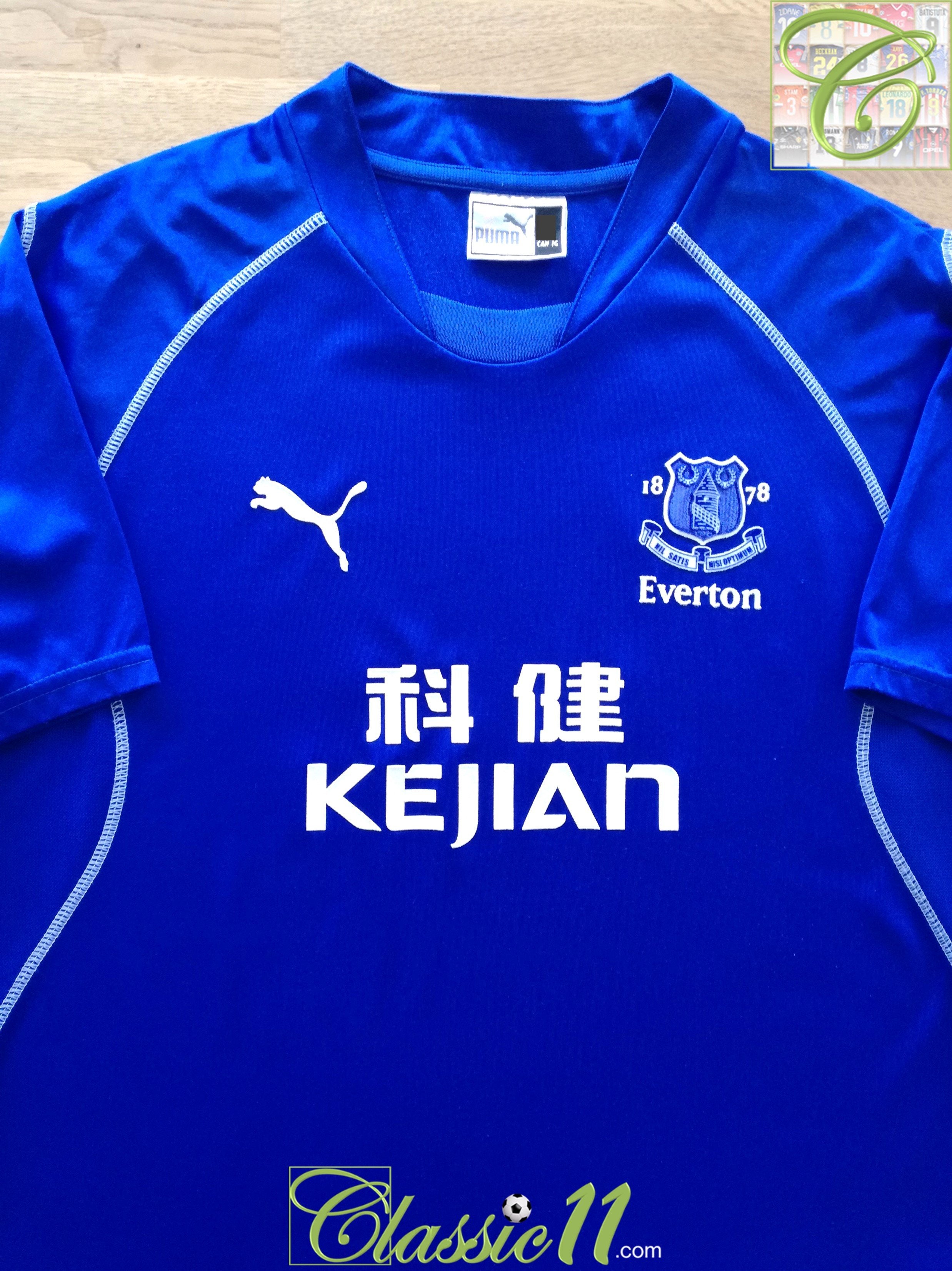 2002/03 Everton Home Football Shirt (XXL)