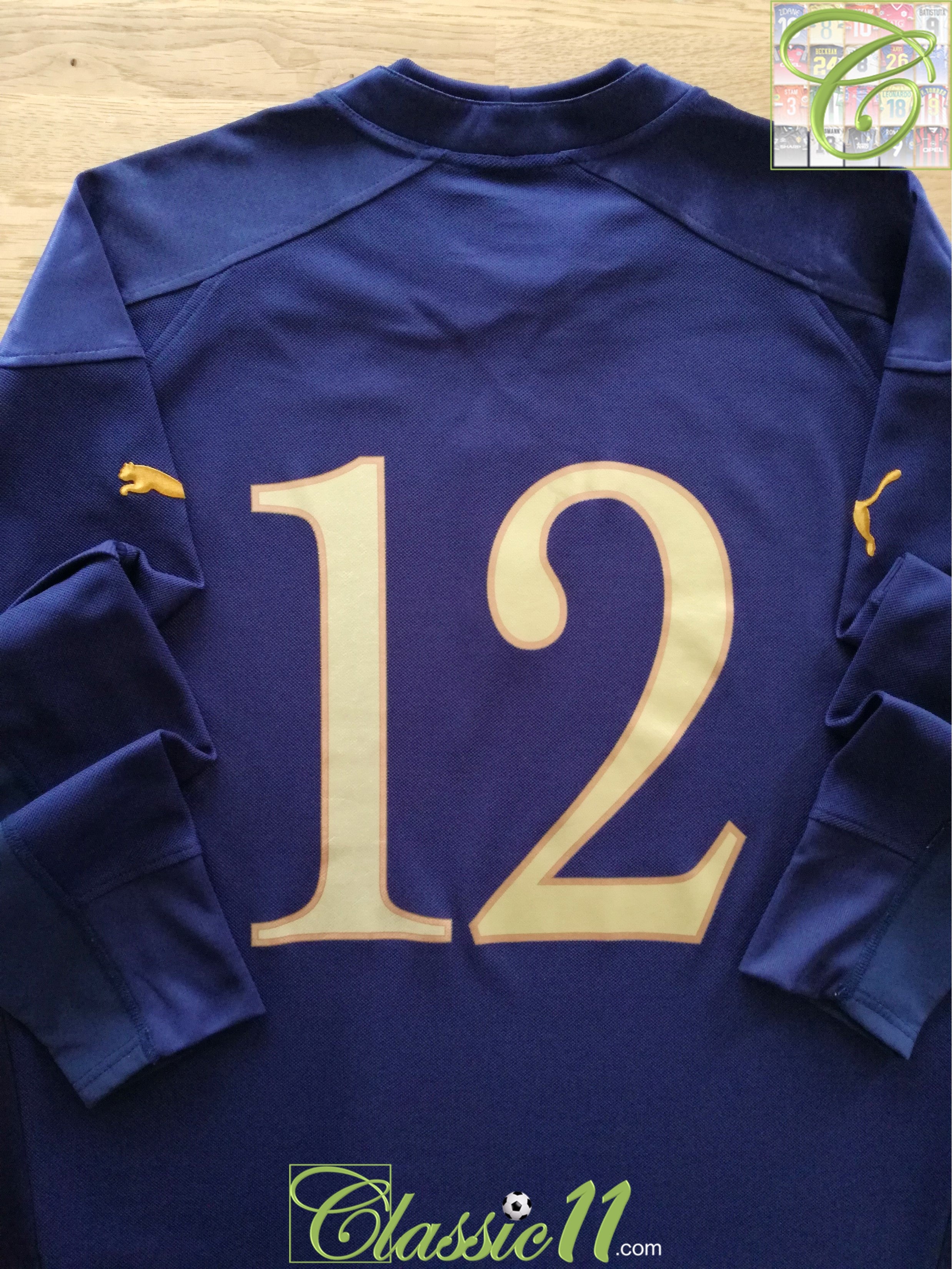 2004/05 Italy Goalkeeper Football Shirt #12 (M)