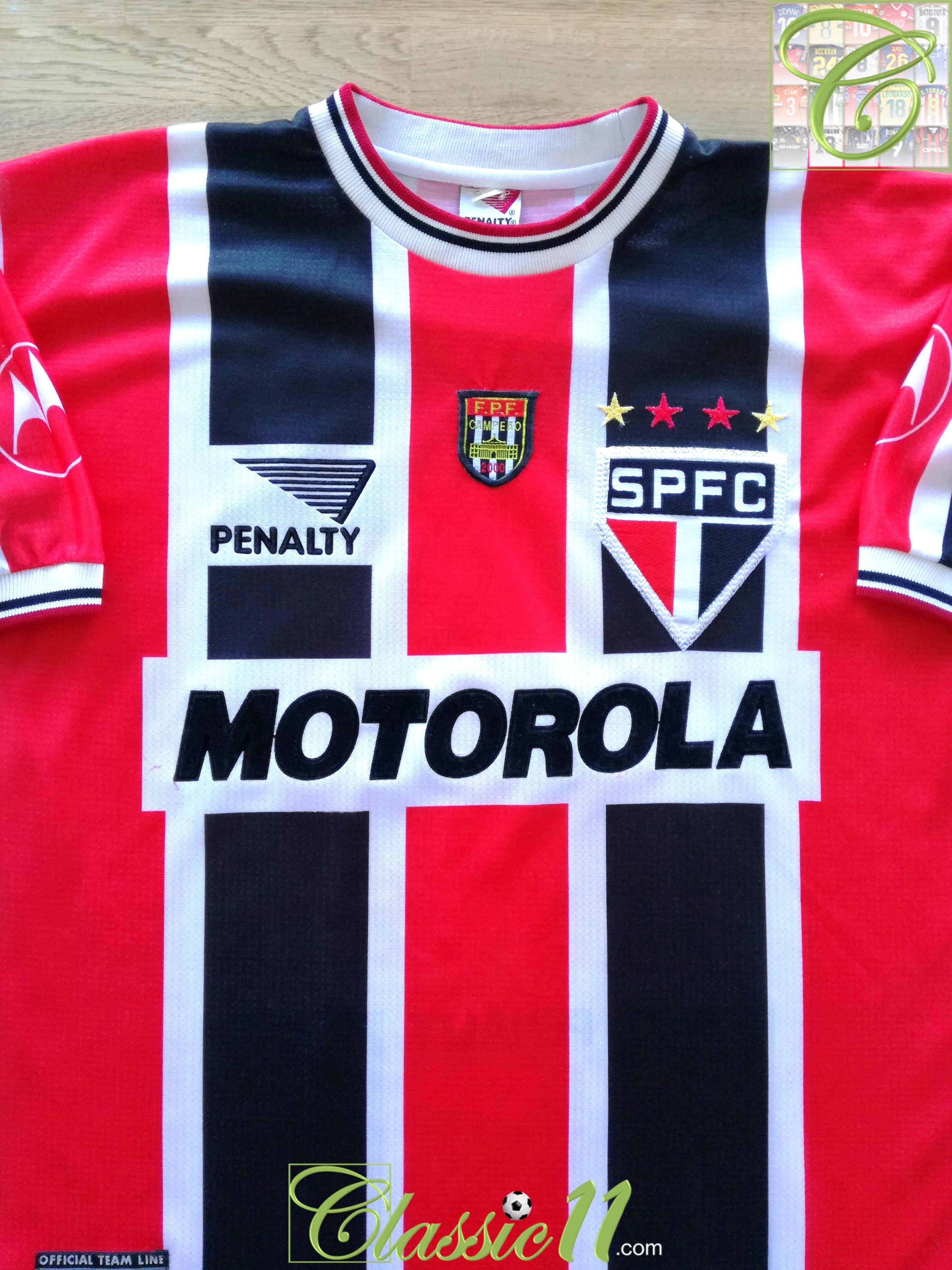 2000 Sao Paulo Away Football Shirt #10 (L)