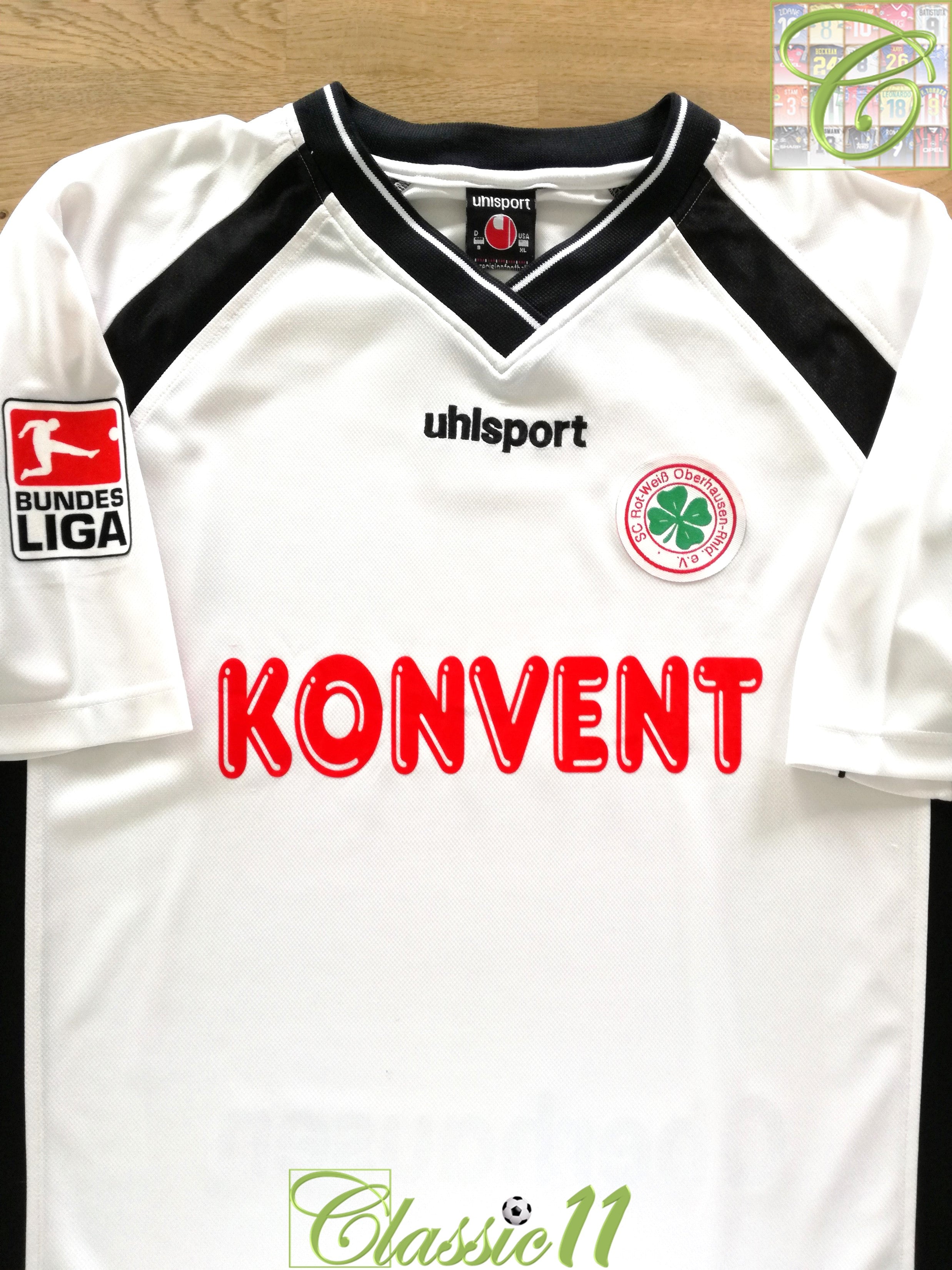 2002/03 Rot-Weiss Oberhausen Away Bundesliga Football Shirt (XL)