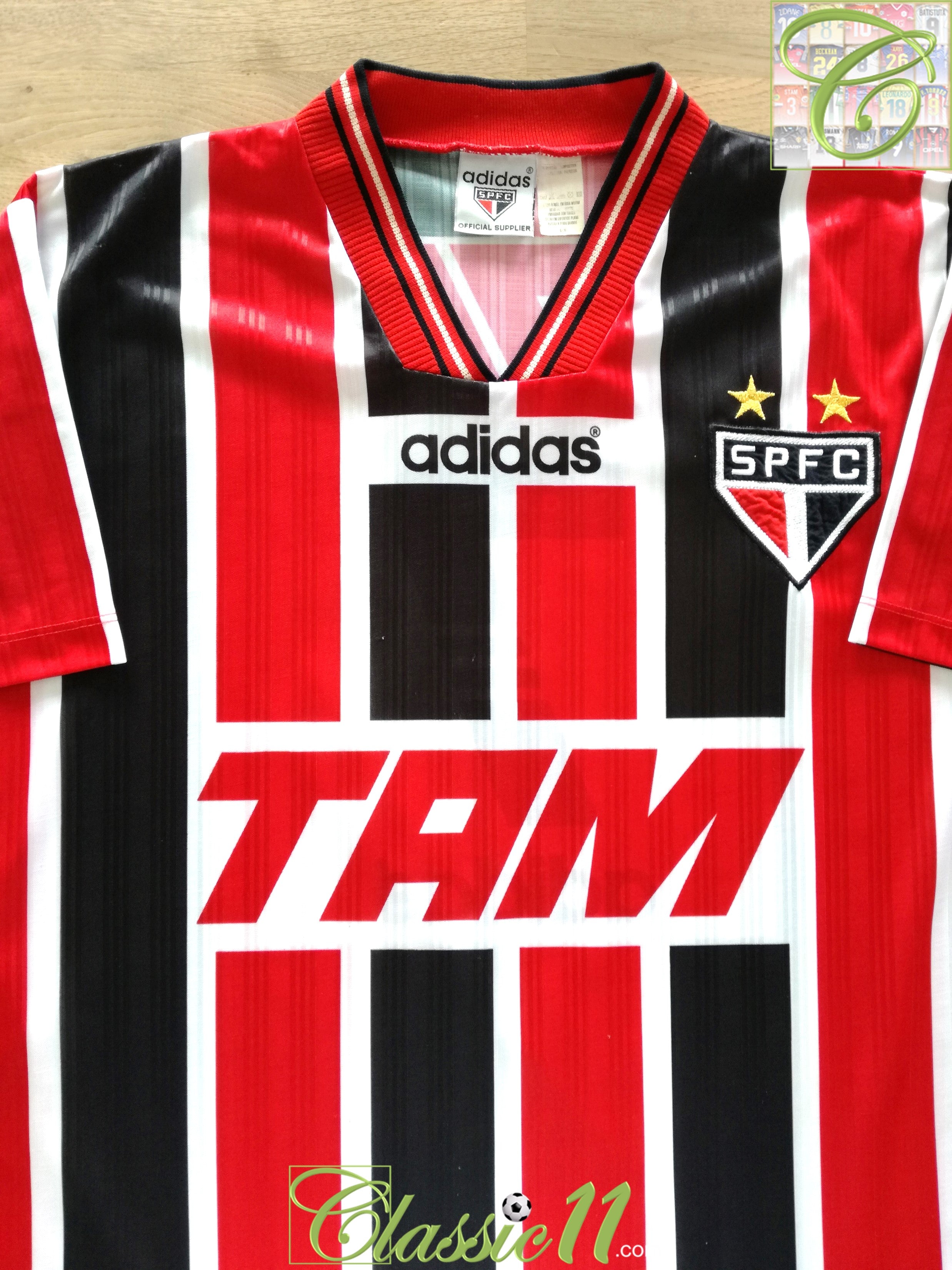 1996 Sao Paulo Away Football Shirt #7 (XL)