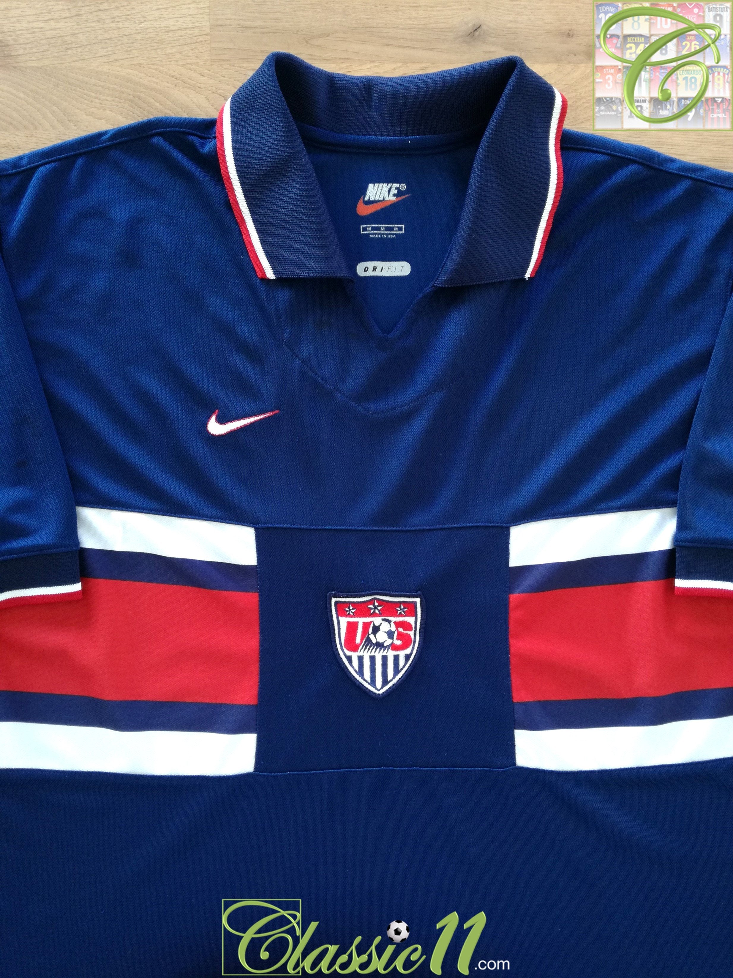 1995 USA Away Football Shirt / Old Official Classic Nike Soccer Jersey