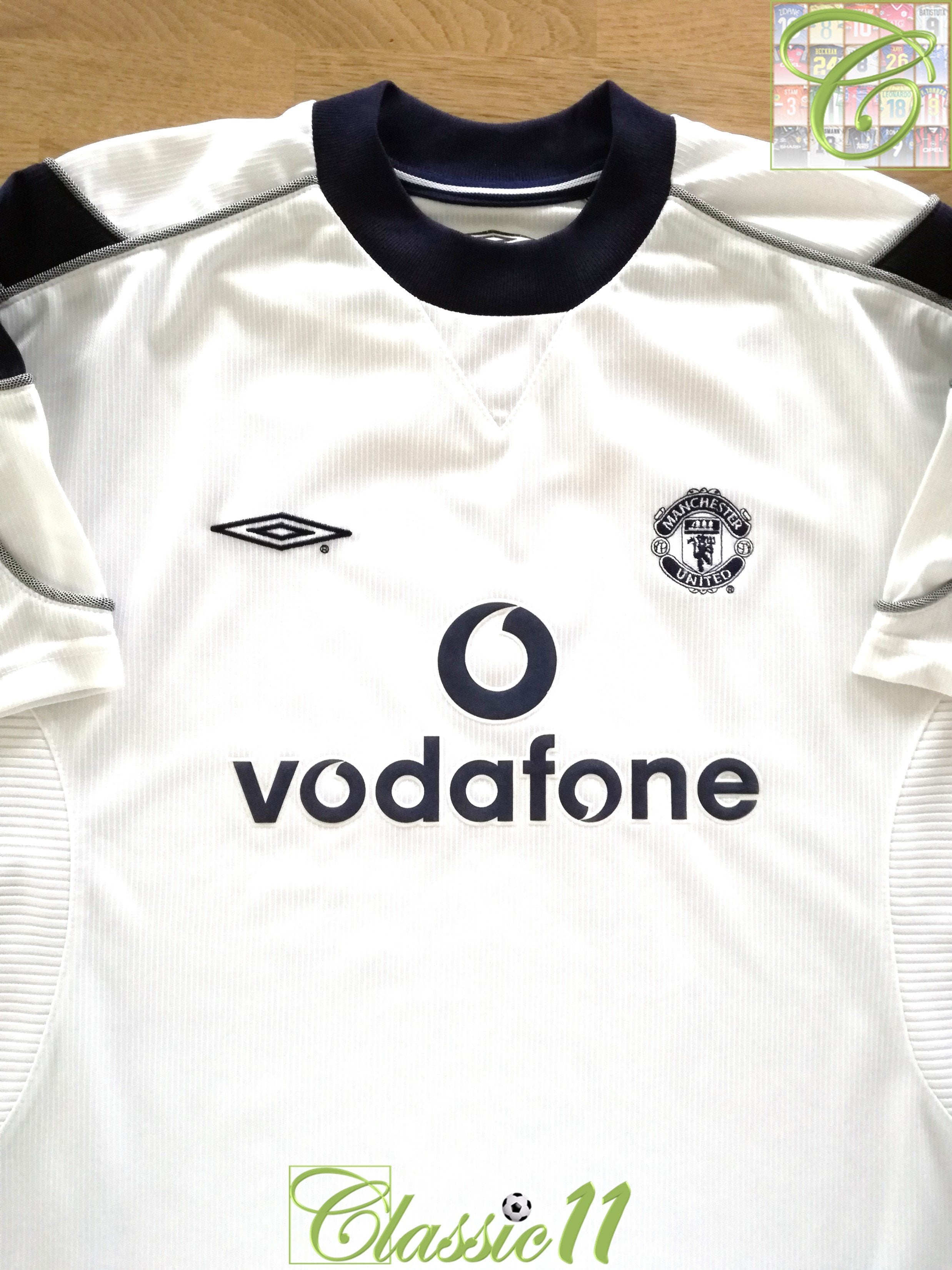 2000/01 Man Utd Away Football Shirt (B)