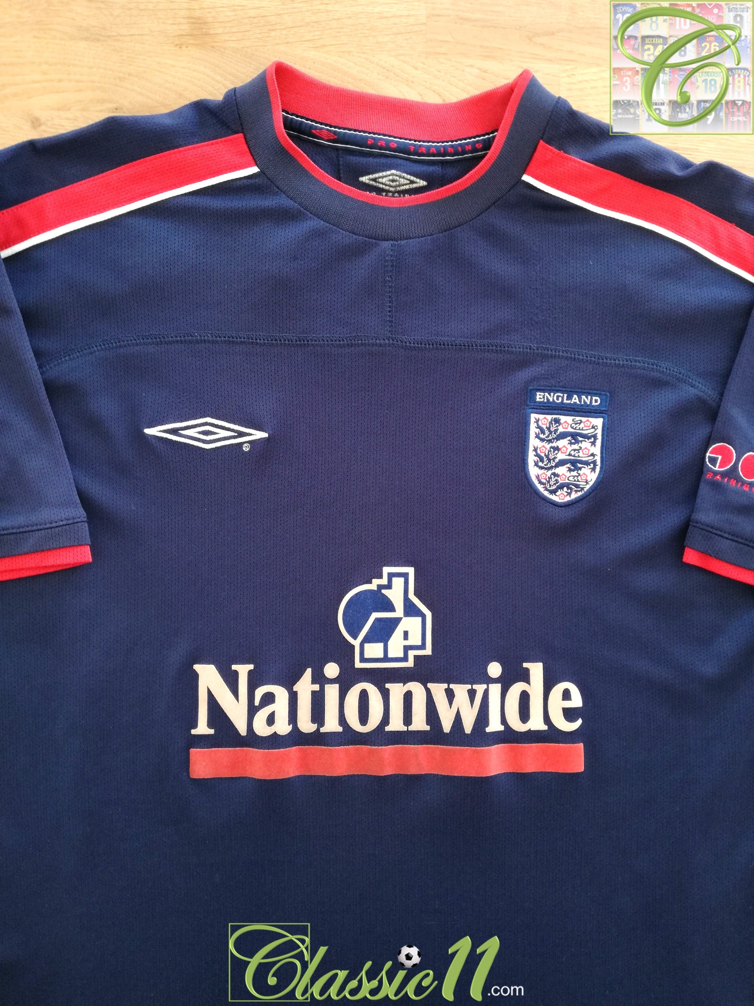 2001/02 England Football Training Shirt (S)