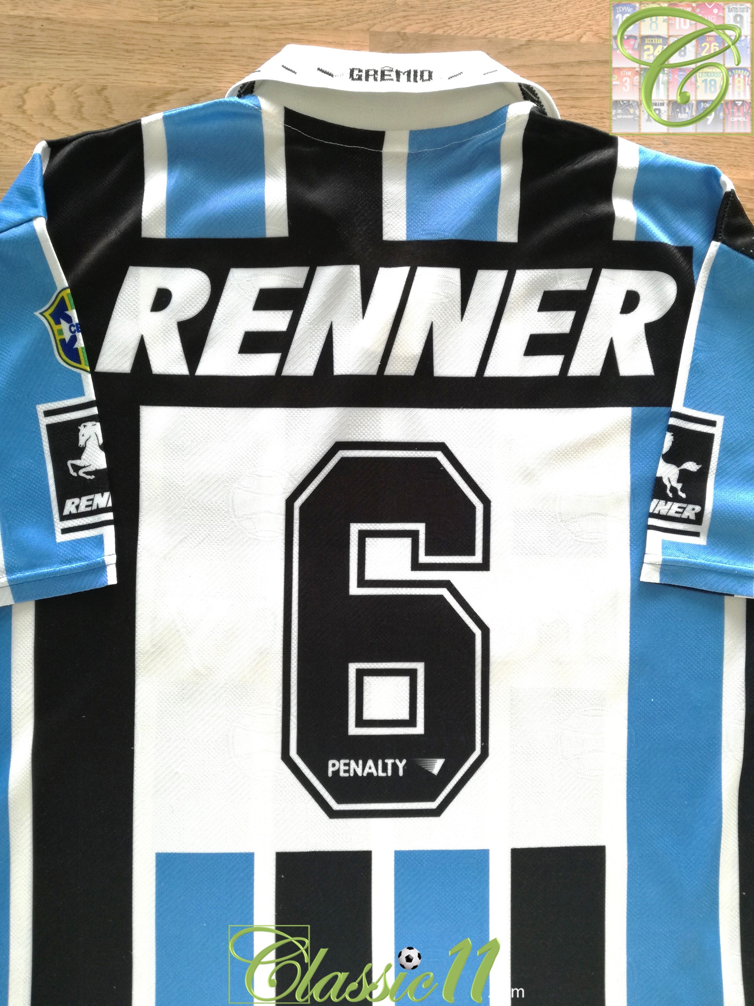 1997 Gremio Home Football Shirt (Roger) #6 (L)