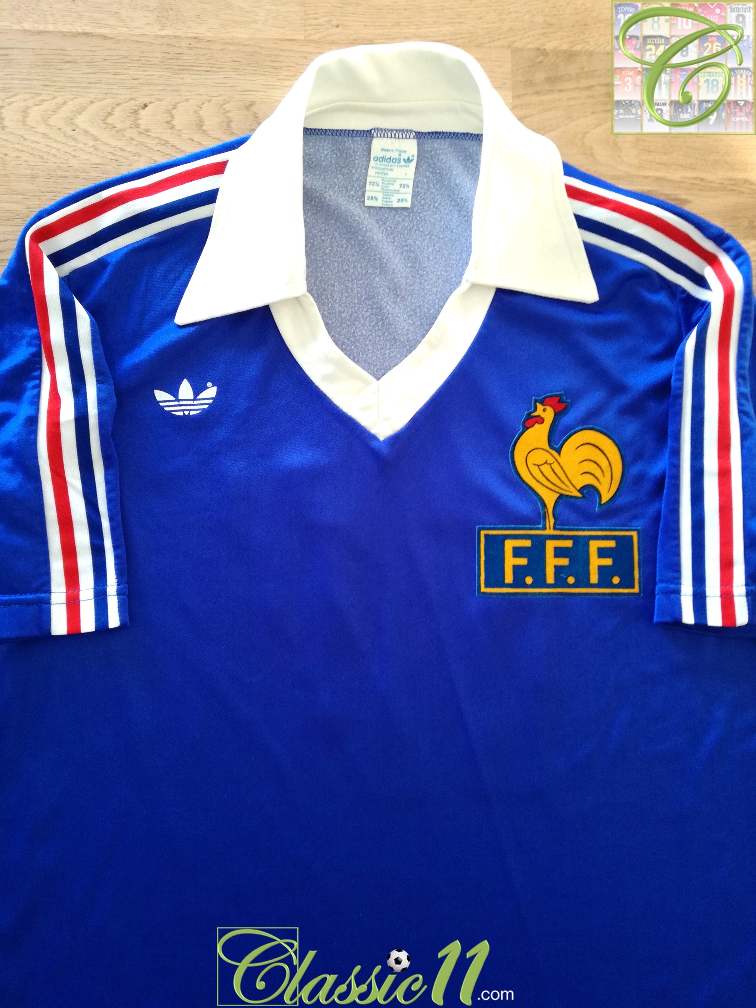 1978/79 France Home Football Shirt #17 (M)