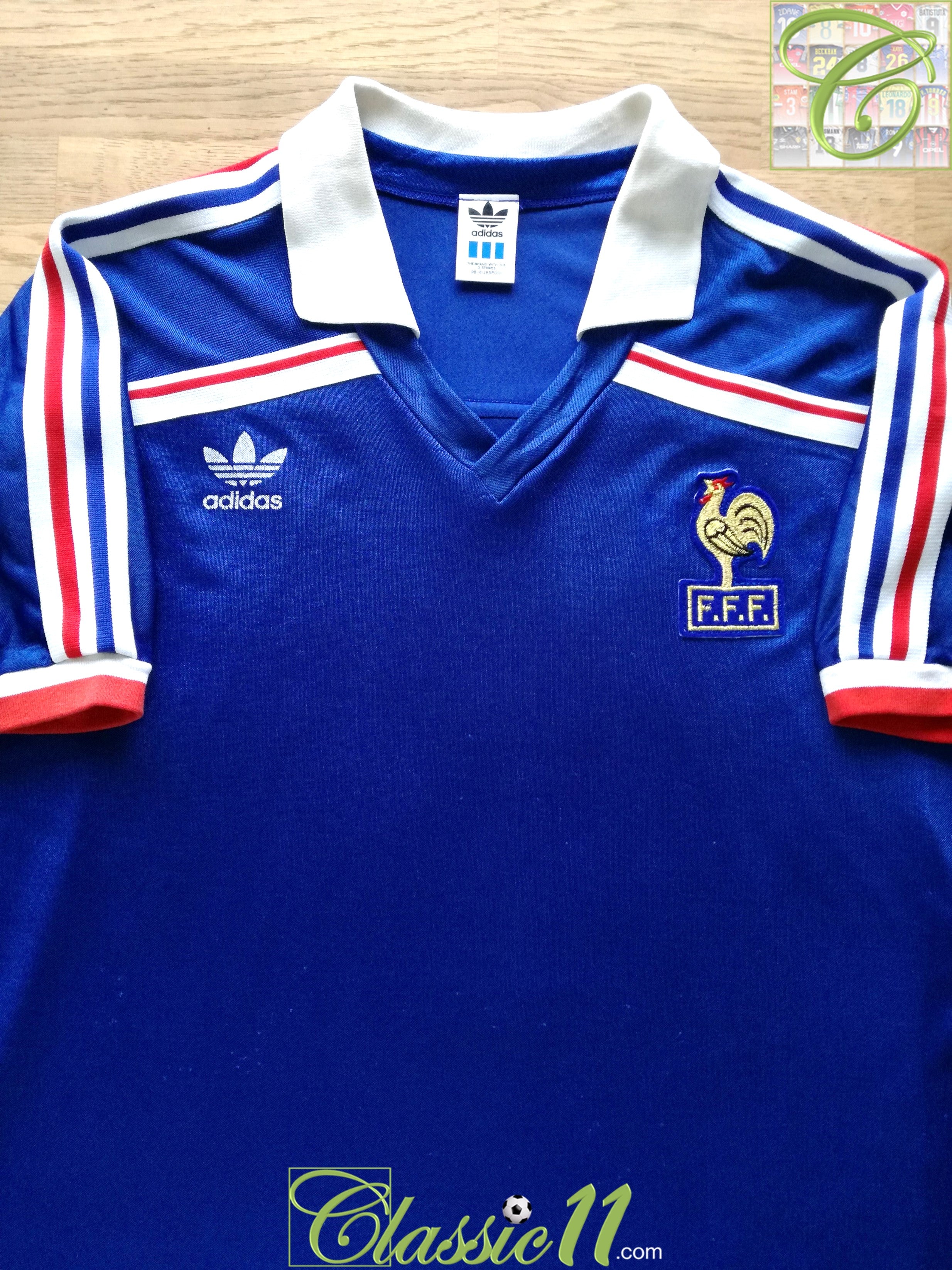 1985/86 France Home Football Shirt (L)