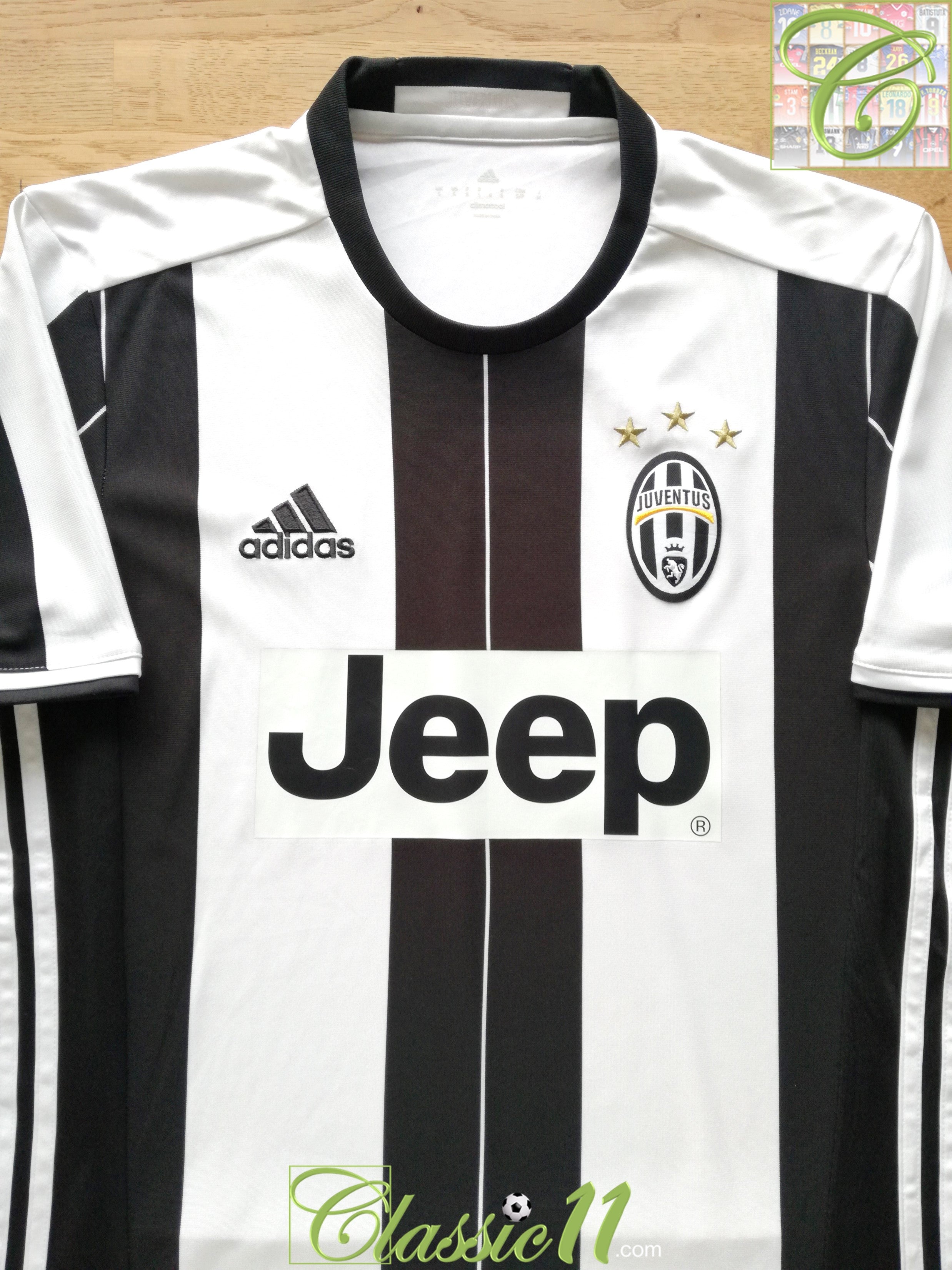 2016/17 Juventus Home Football Shirt / Old Soccer Jersey | Classic Football Shirts