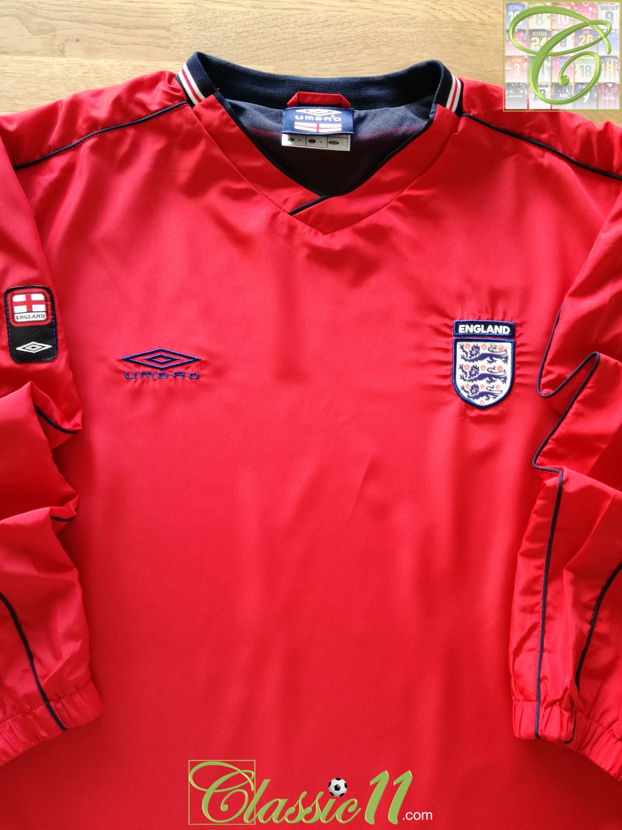 2002/03 England Football Training Drill Top (M)