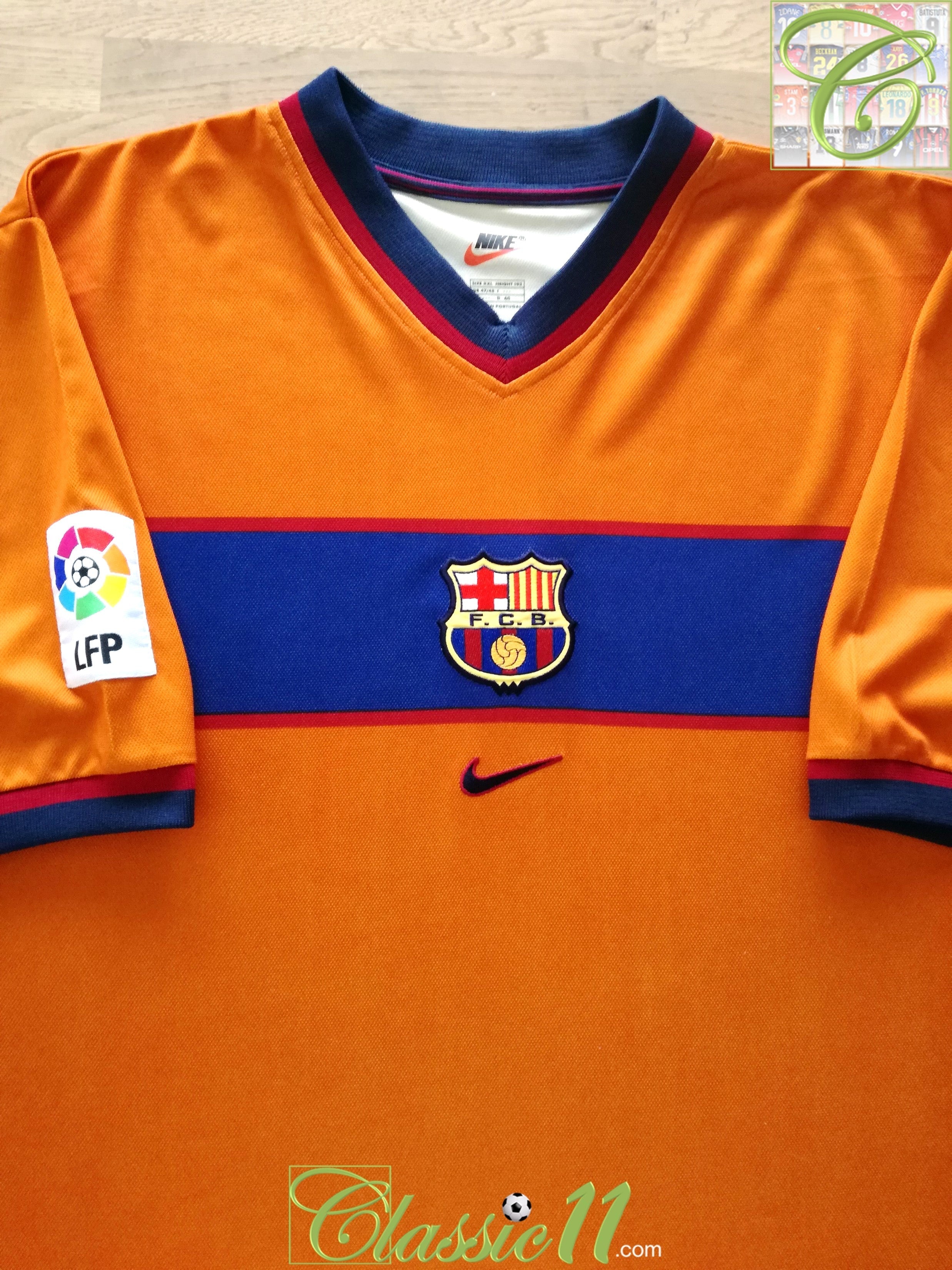 1998/99 Barcelona 3rd La Liga Football Shirt (XL)