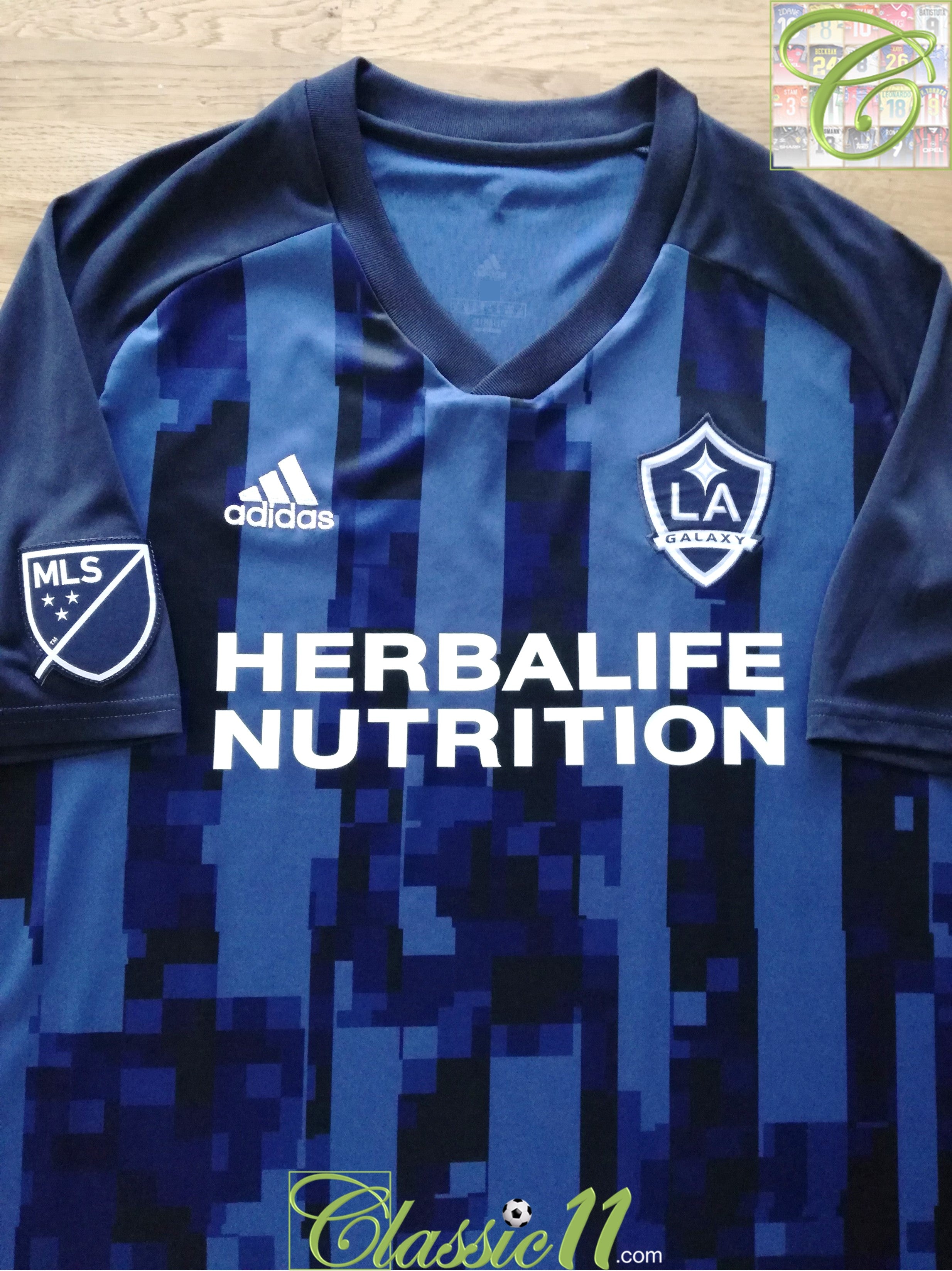 2019 LA Galaxy Away MLS Football Shirt / Old Adidas Soccer Jersey