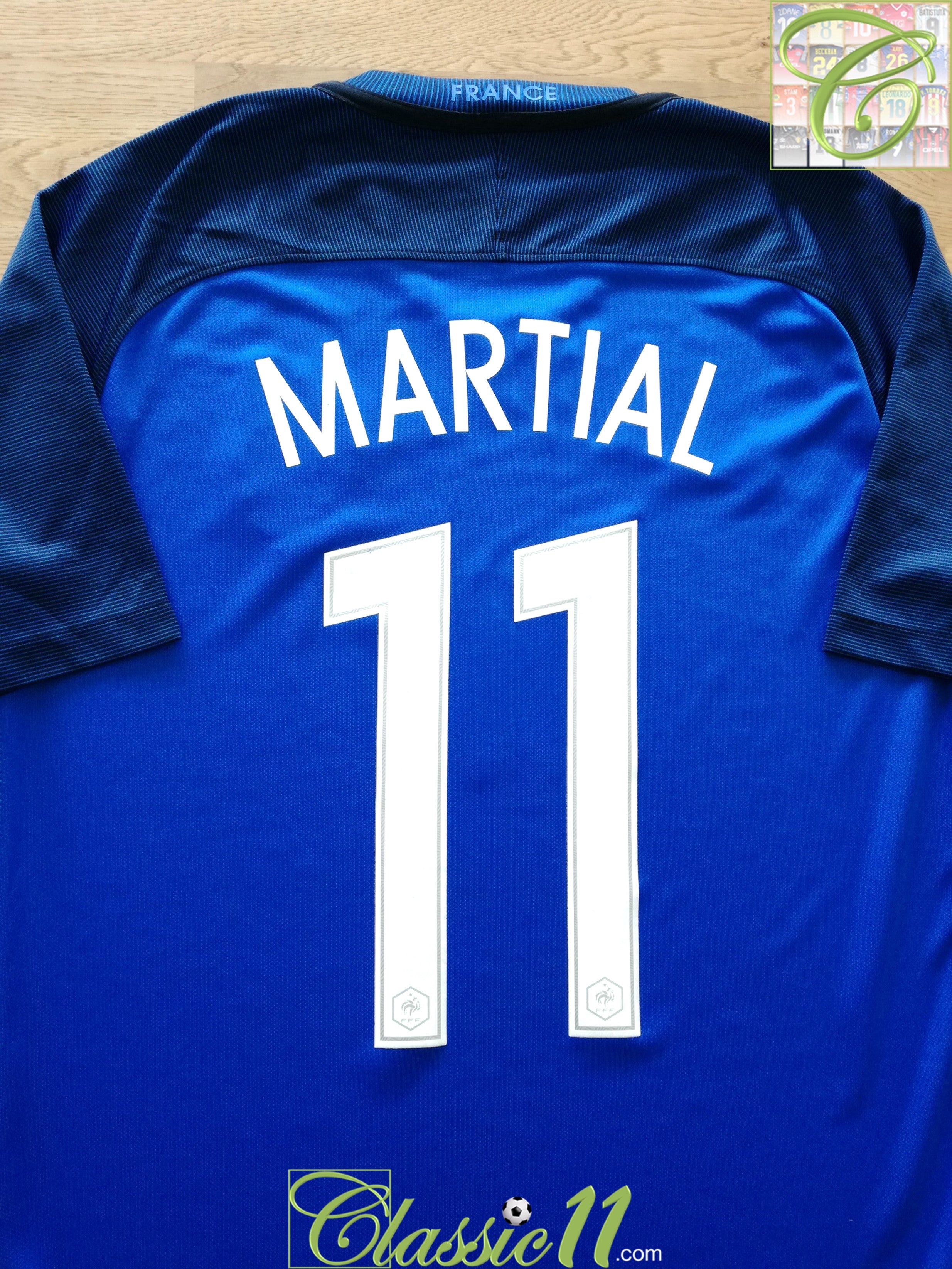 FOOTBALL JERSEY, midfielder, Equipe de France, match Fra…