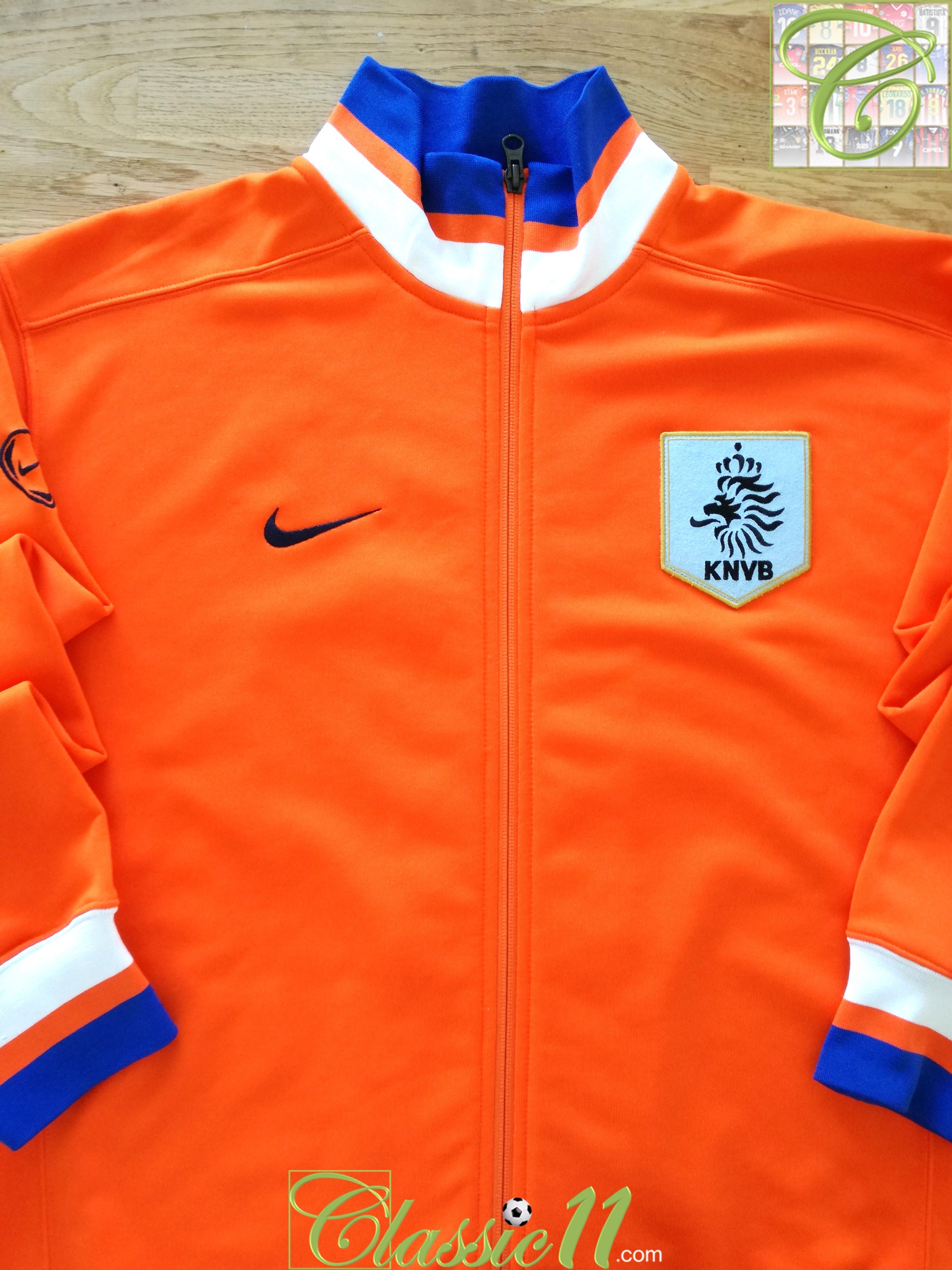 Netherlands hot sale football tracksuit