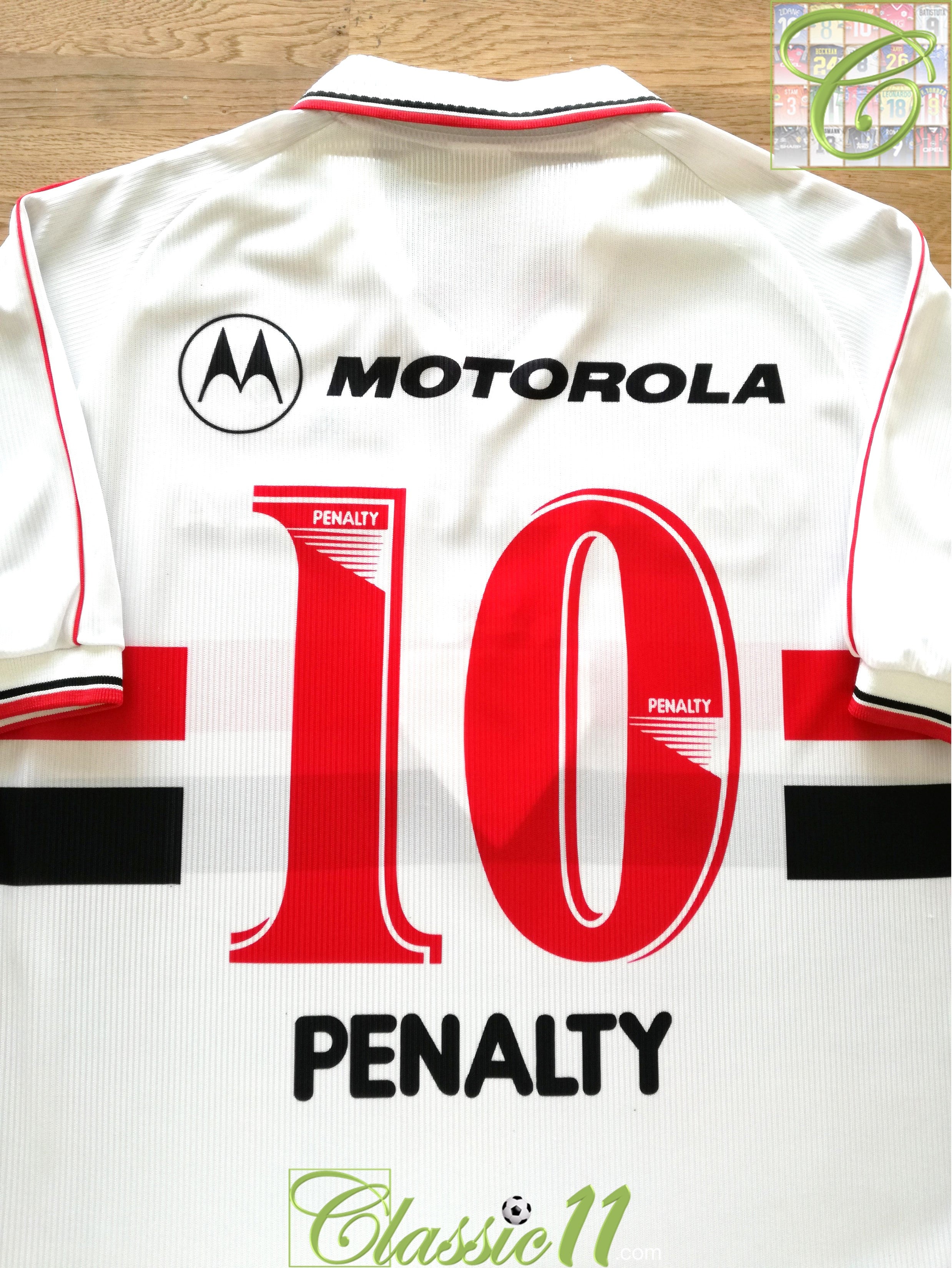 1999 Sao Paulo Home Football Shirt (RaÃ­) #10 (L)