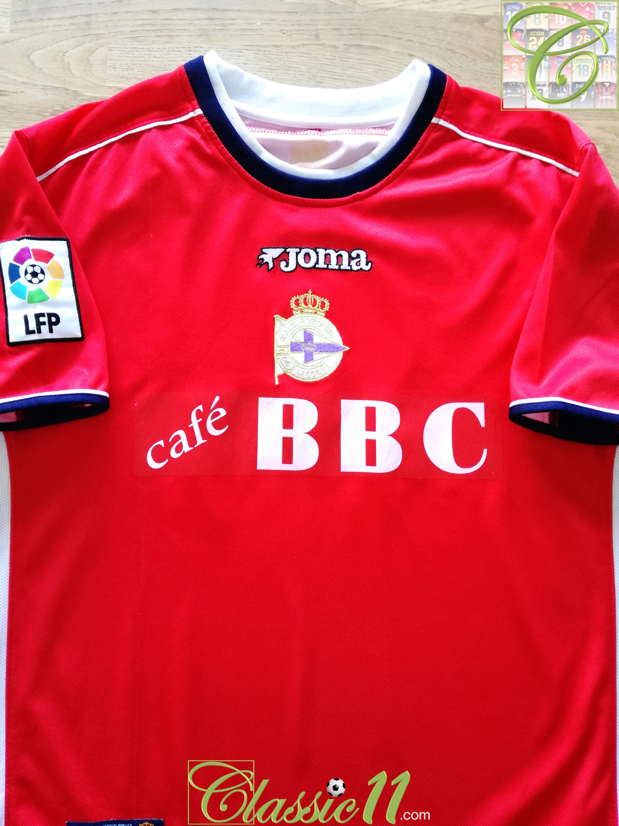 2002/03 Deportivo La CoruÃ±a 3rd La Liga Football Shirt (L)