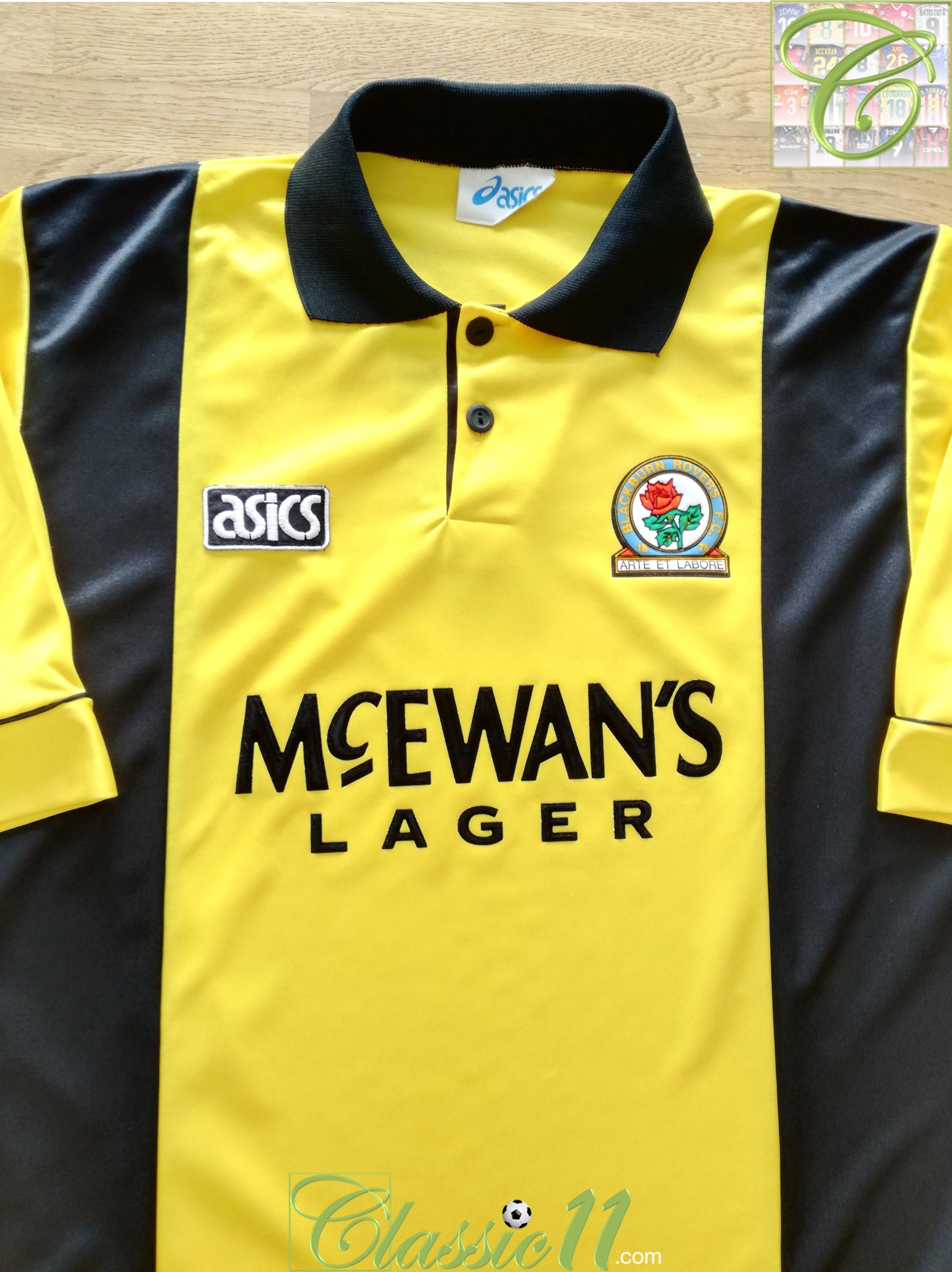 1993/94 Blackburn Rovers 3rd Football Shirt (L)