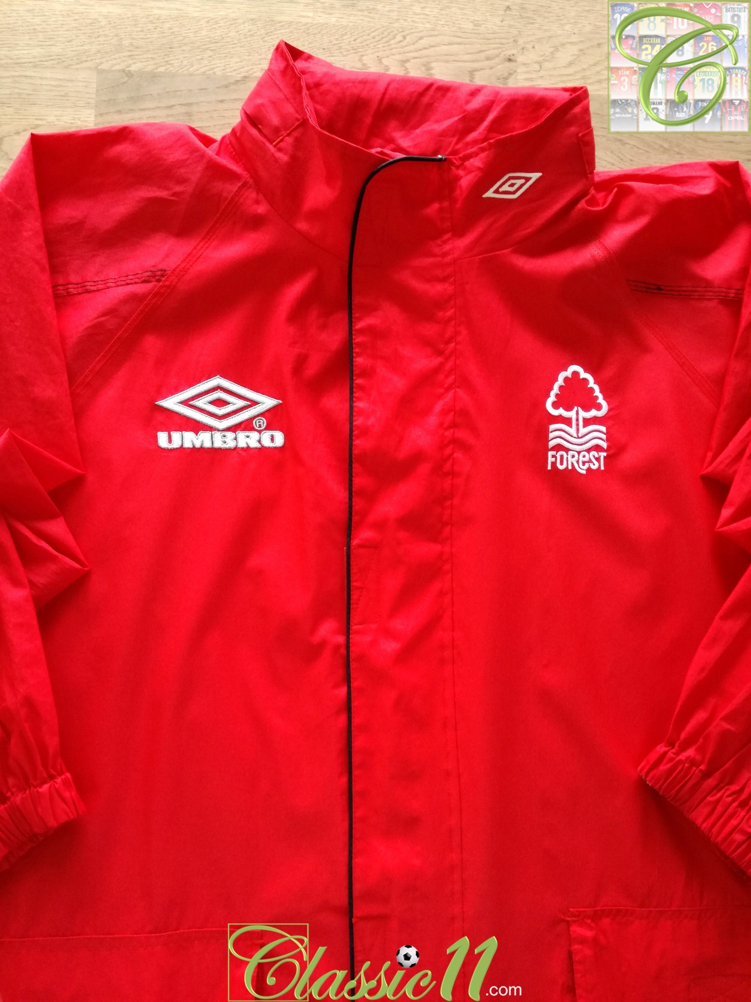 1998/99 Nottingham Forest Football Training Rain Jacket (XXL)