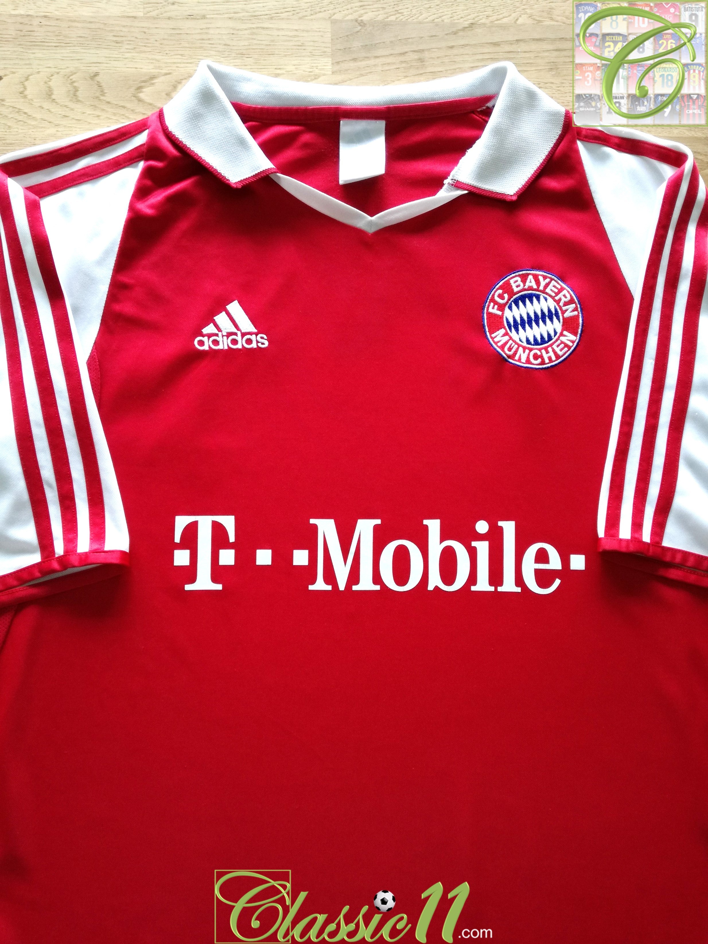 2003/04 Bayern Munich Home Football Shirt (XL)