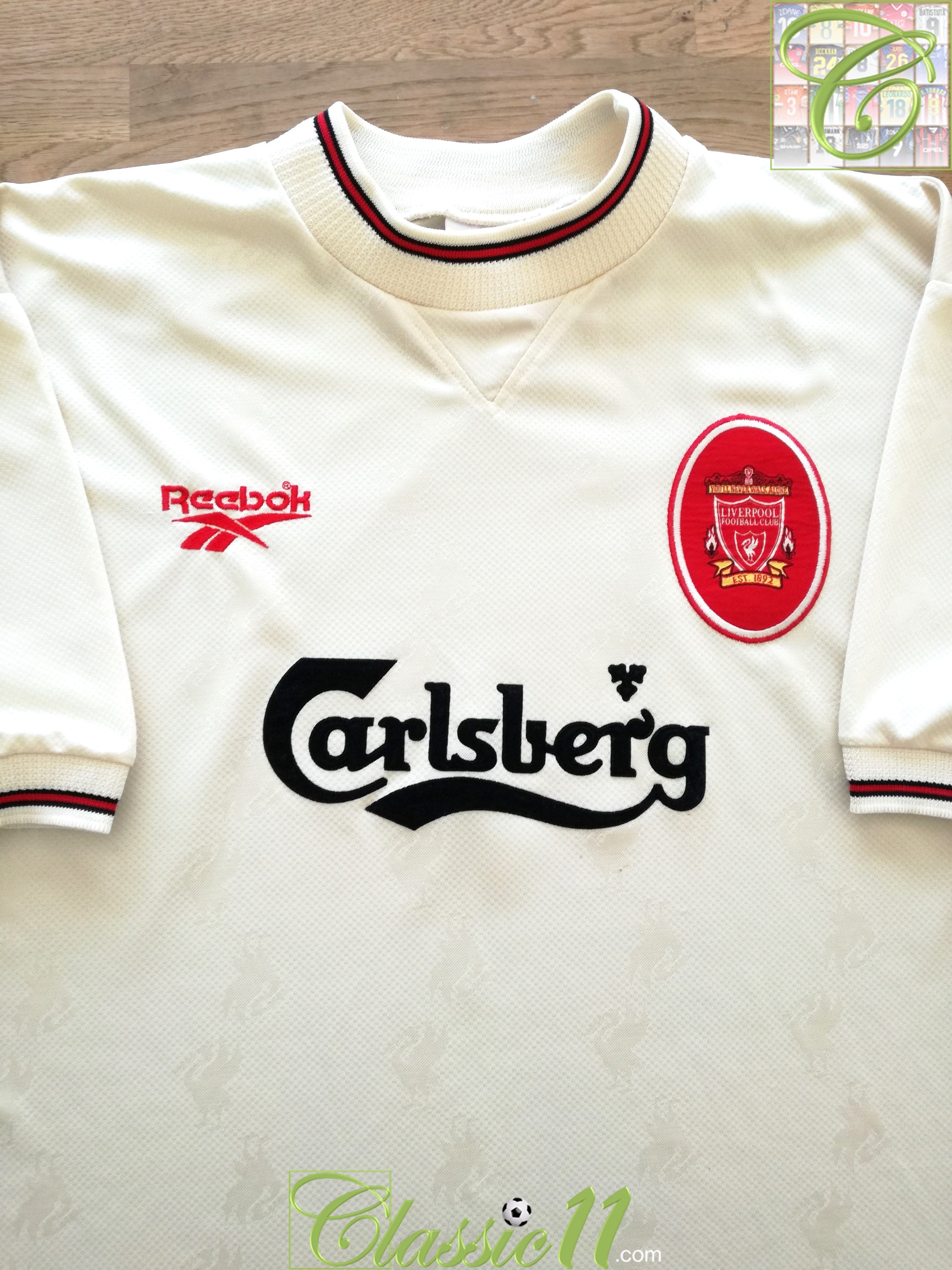 1996/97 Liverpool Away Football Shirt (M)