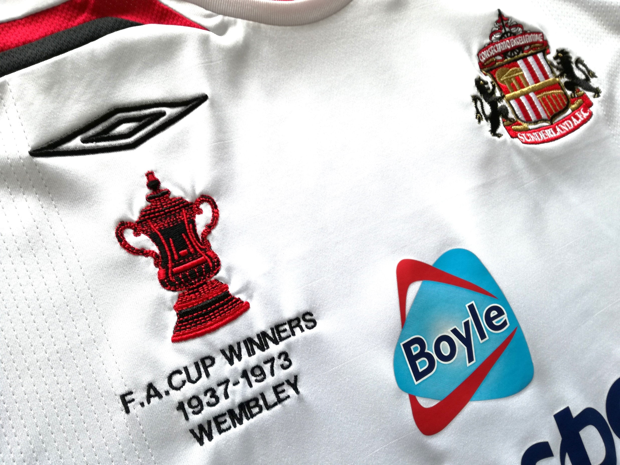 2007/08 Sunderland Away 'FA Cup Winners' Football Shirt (XL)