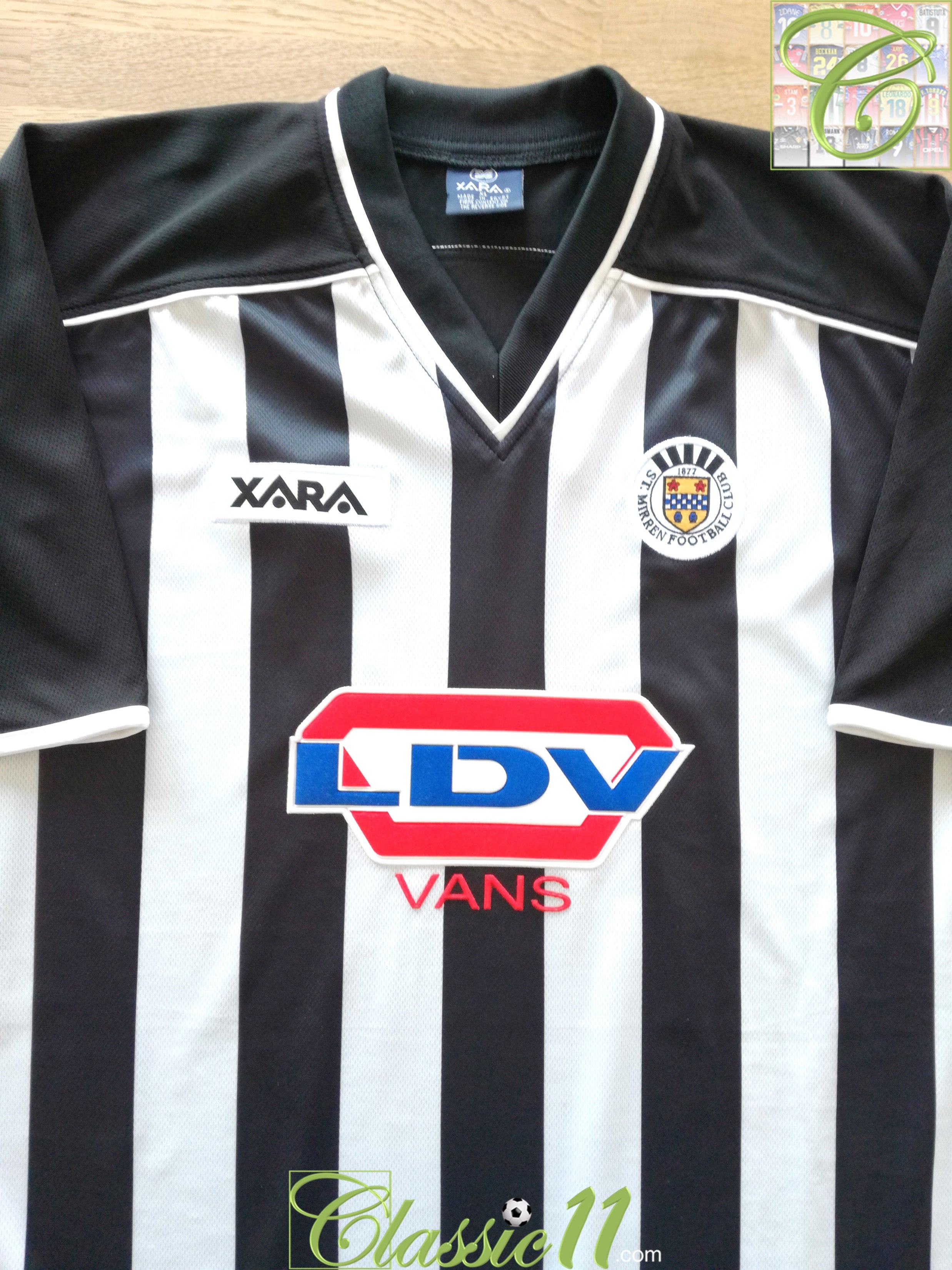 2001/02 St. Mirren Home Football Shirt (XL)