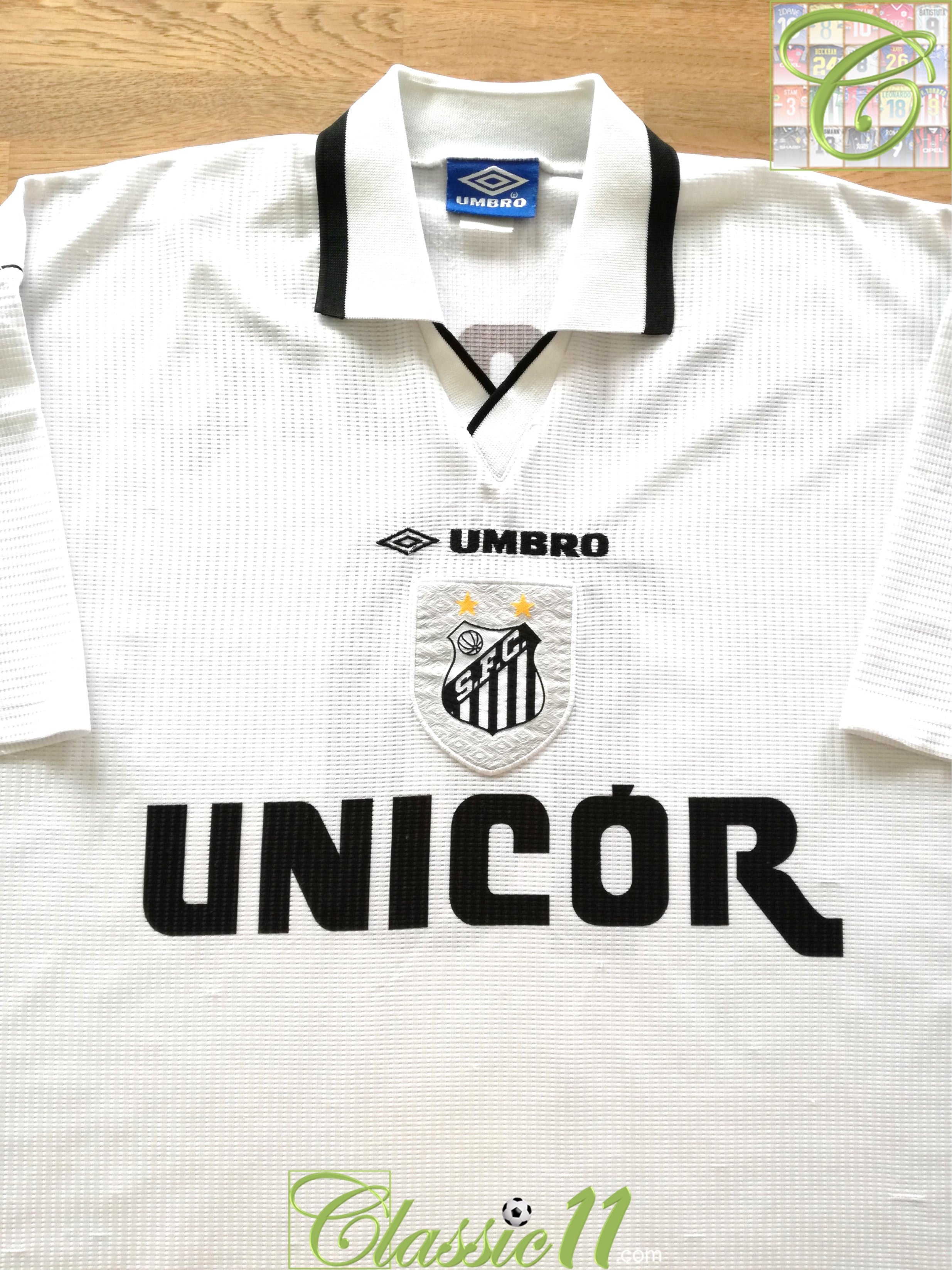 1998 Santos Home Football Shirt #10 (XL)