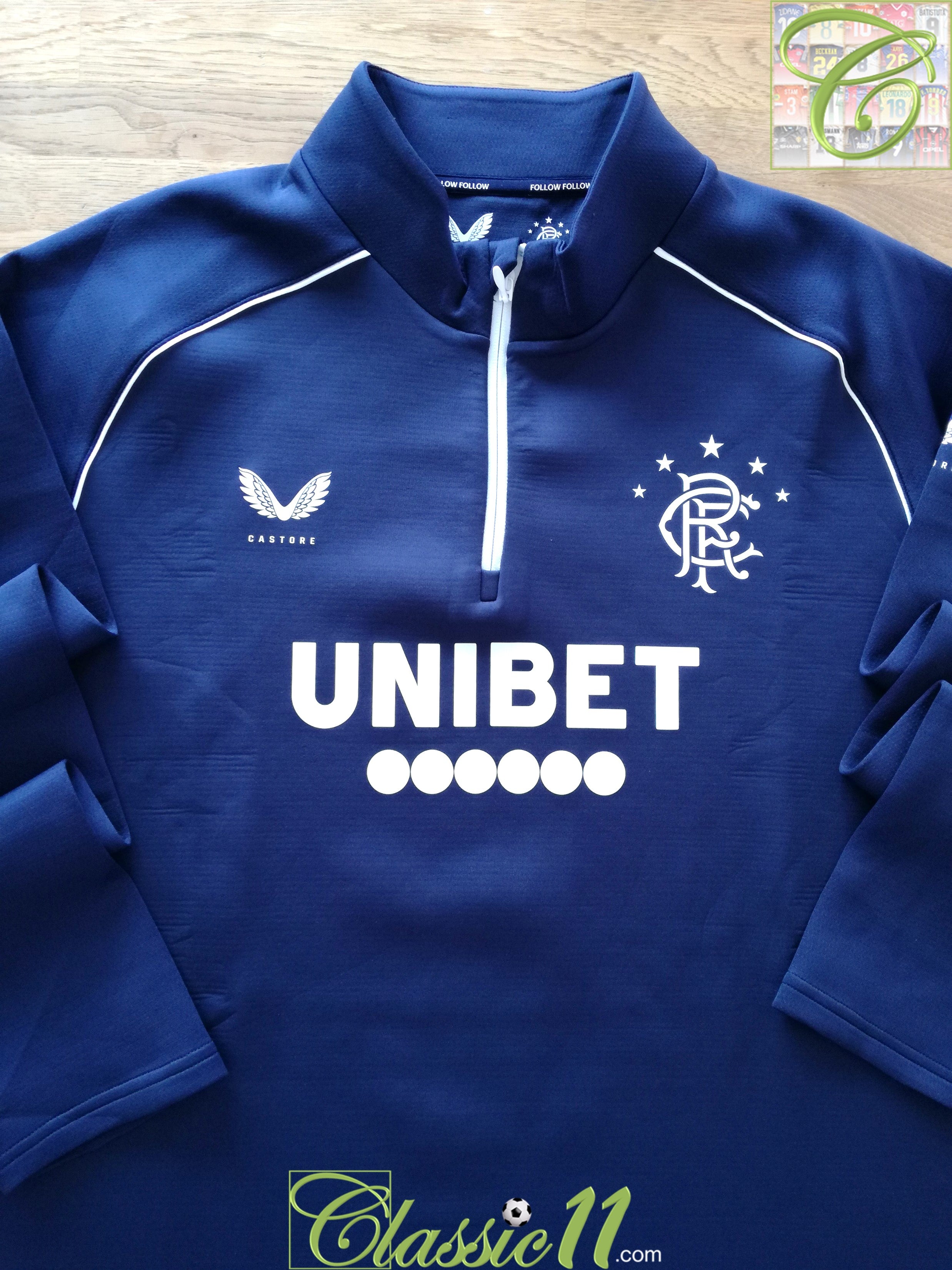 Glasgow Rangers 2020/2021 Home Football Shirt Soccer Jersey Size L