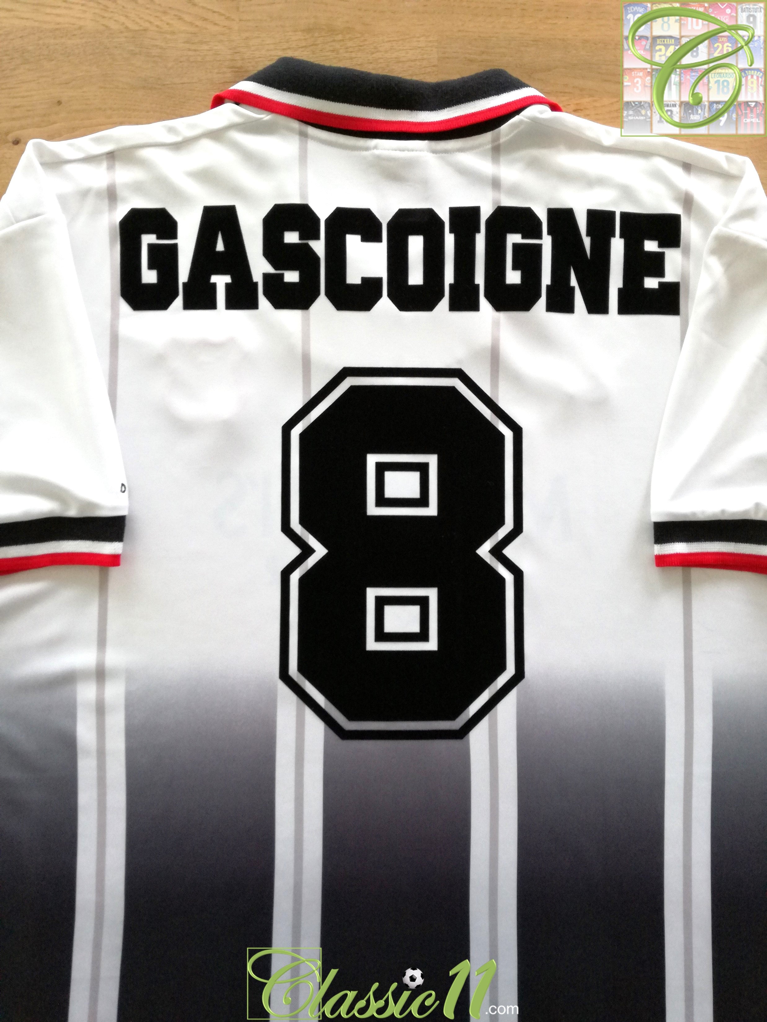 1997/98 Rangers Away Football Shirt Gascoigne #8 / Nike Soccer