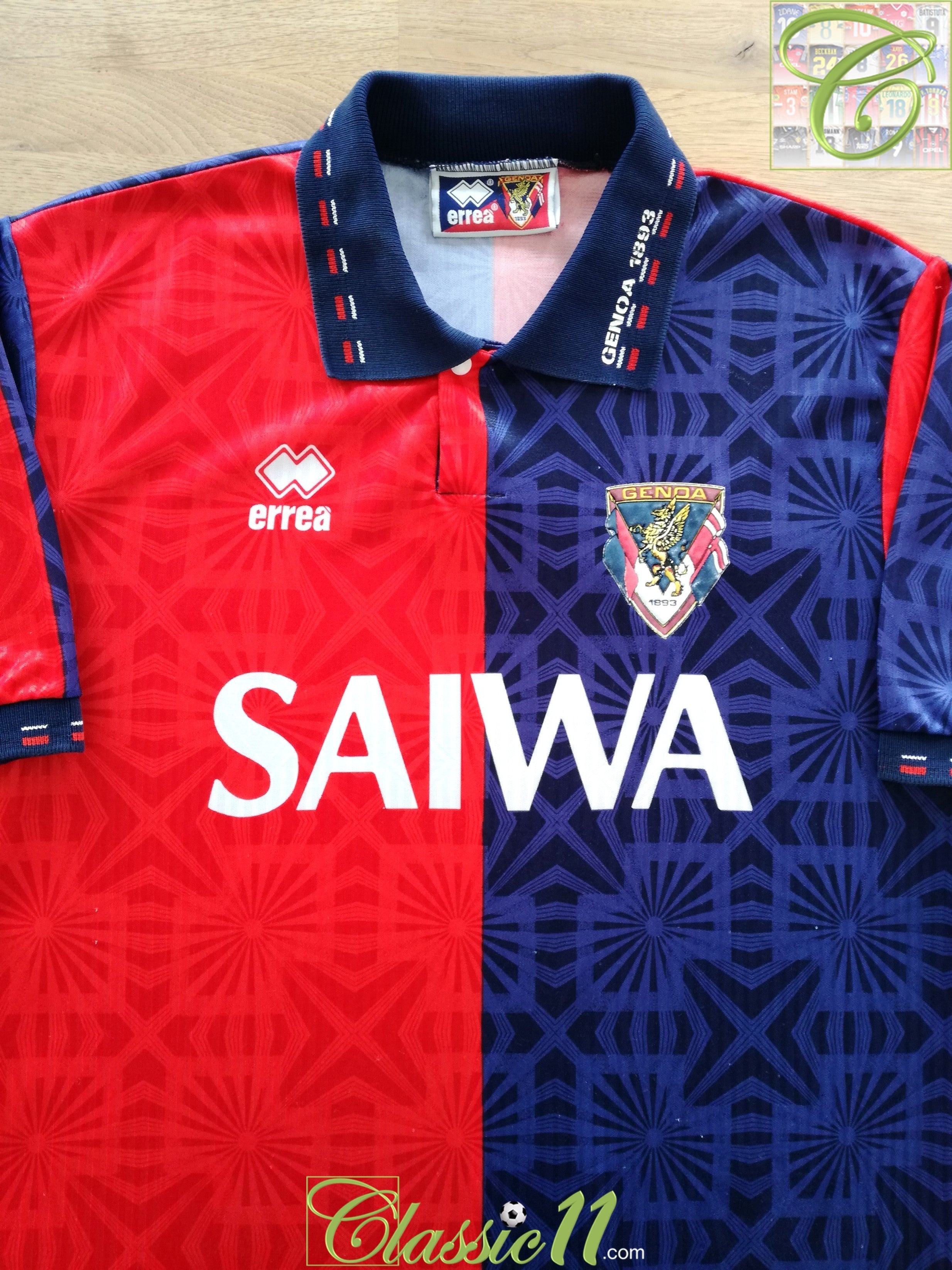 1992/93 Genoa Home Football Shirt (M)