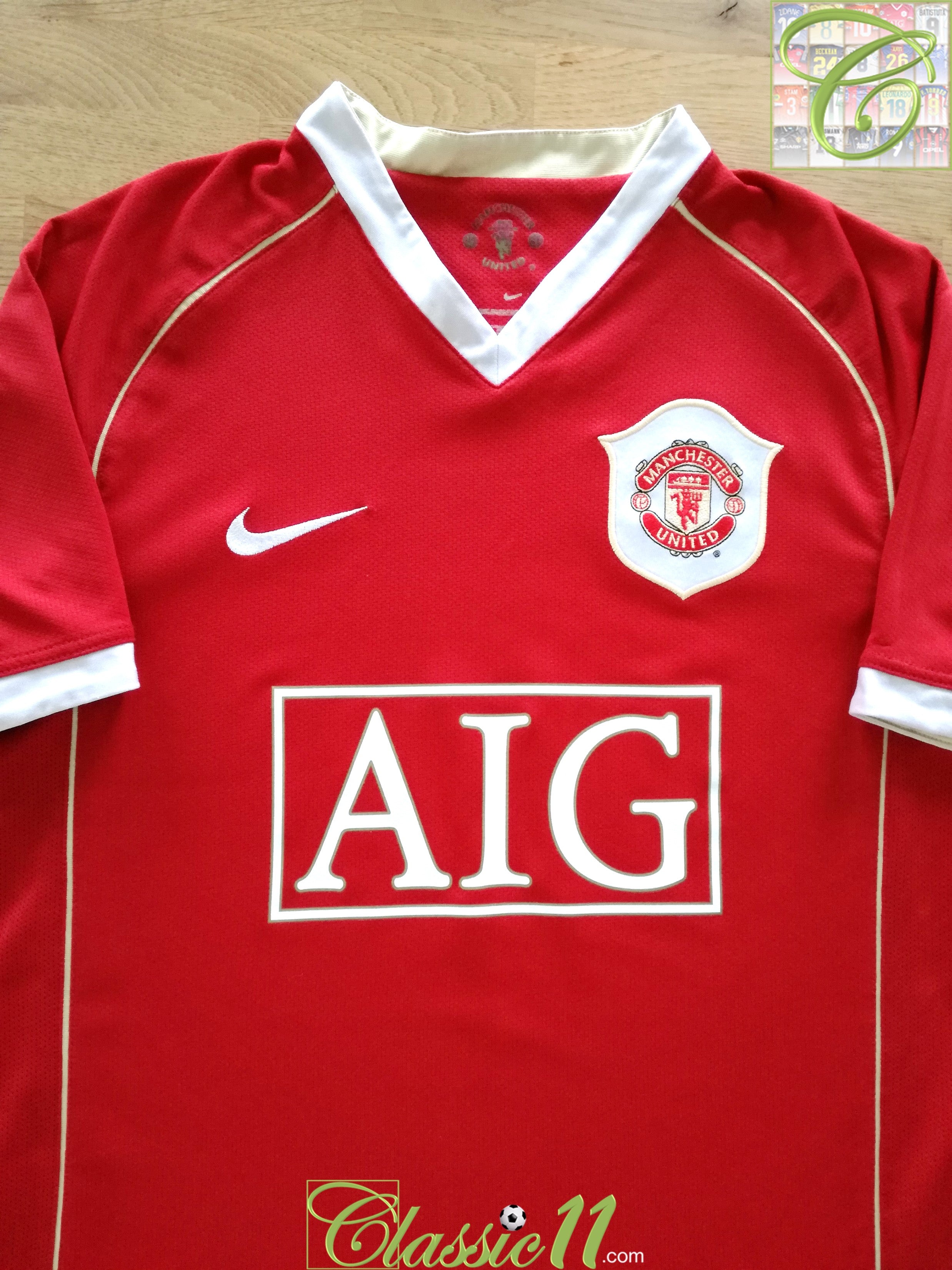 2006/07 Man Utd Home Football Shirt (XL)