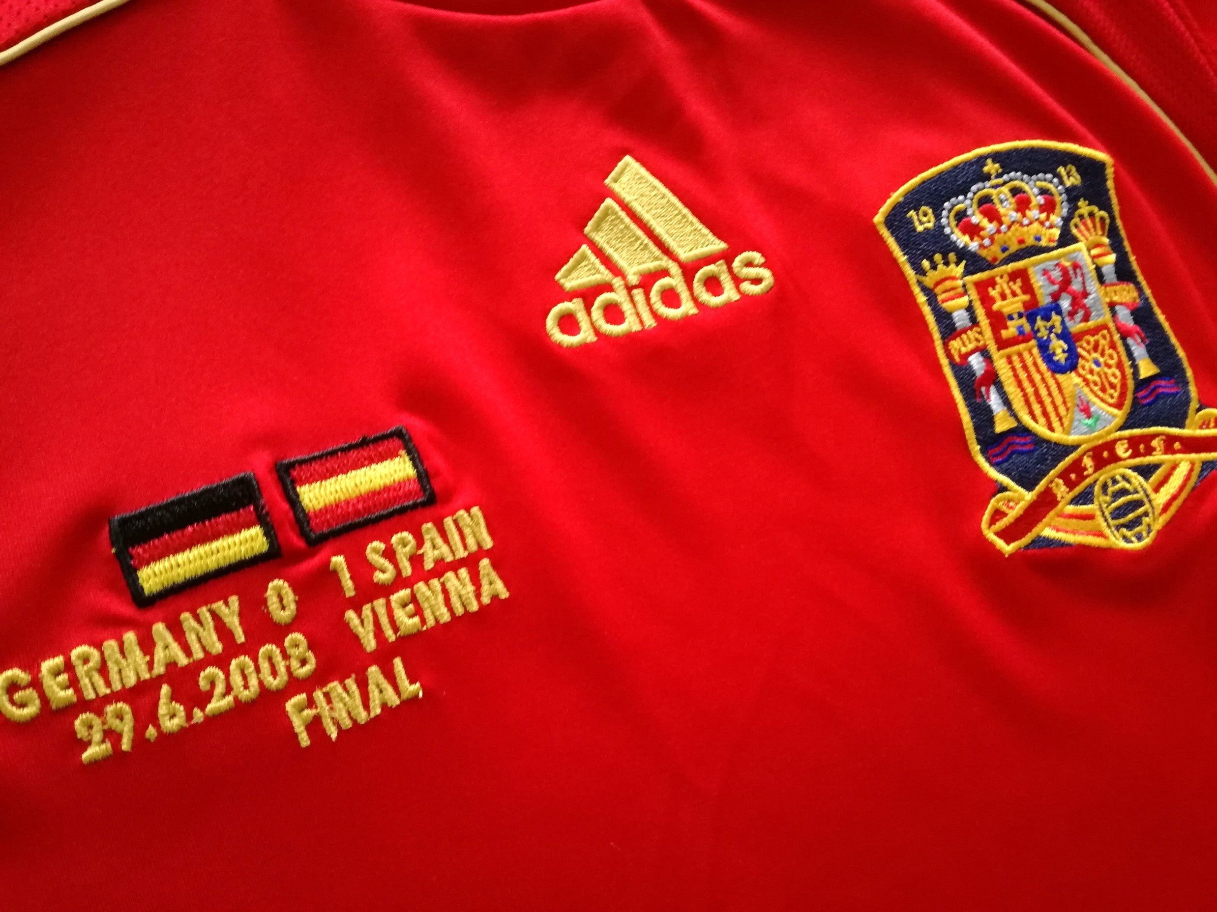 2008 Spain Home 'Euro Final' Football Shirt (M)