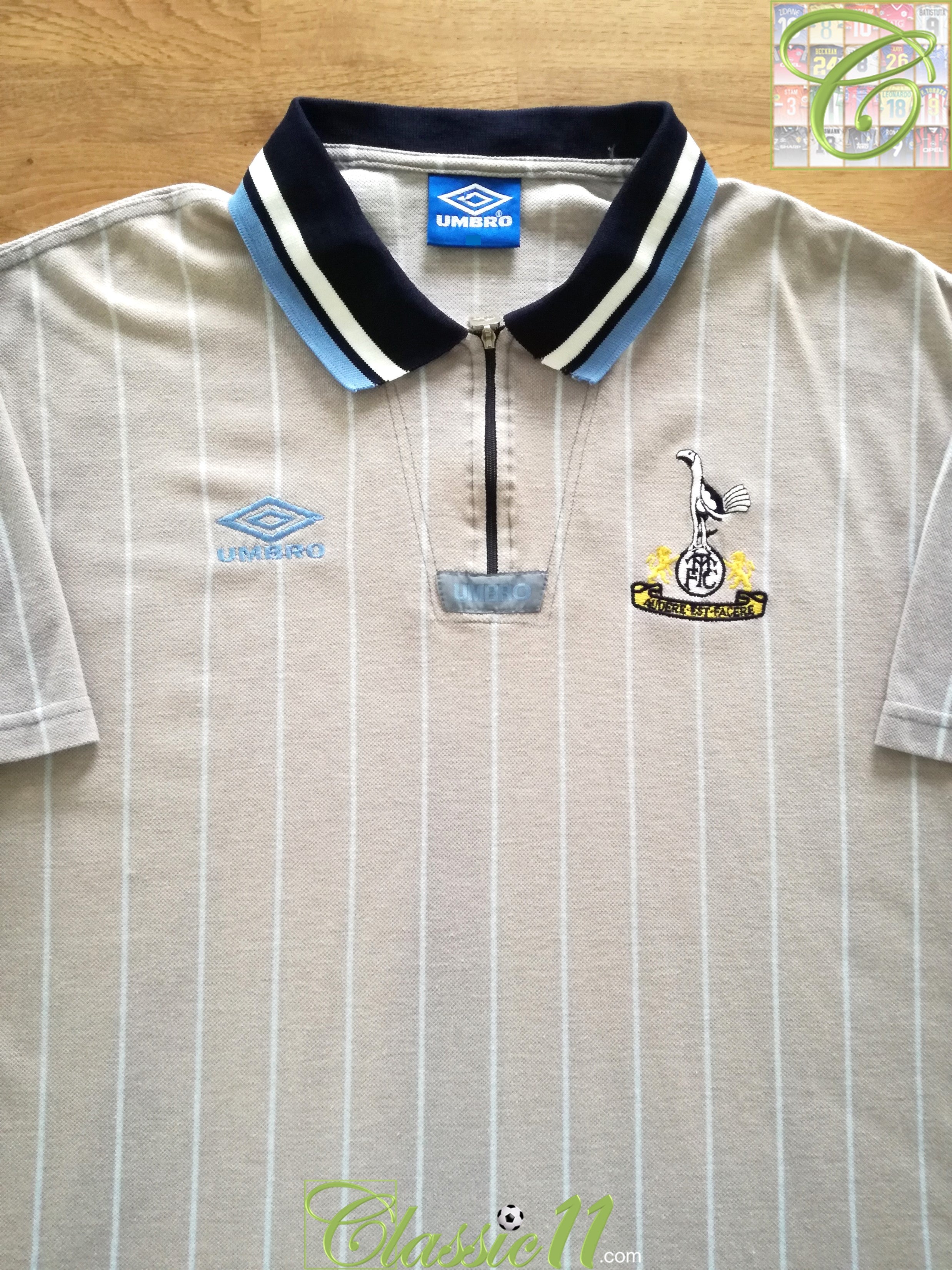 Tottenham Hotspur 1993 1994 Home Football Shirt Soccer Jersey Umbro Mens  size XL