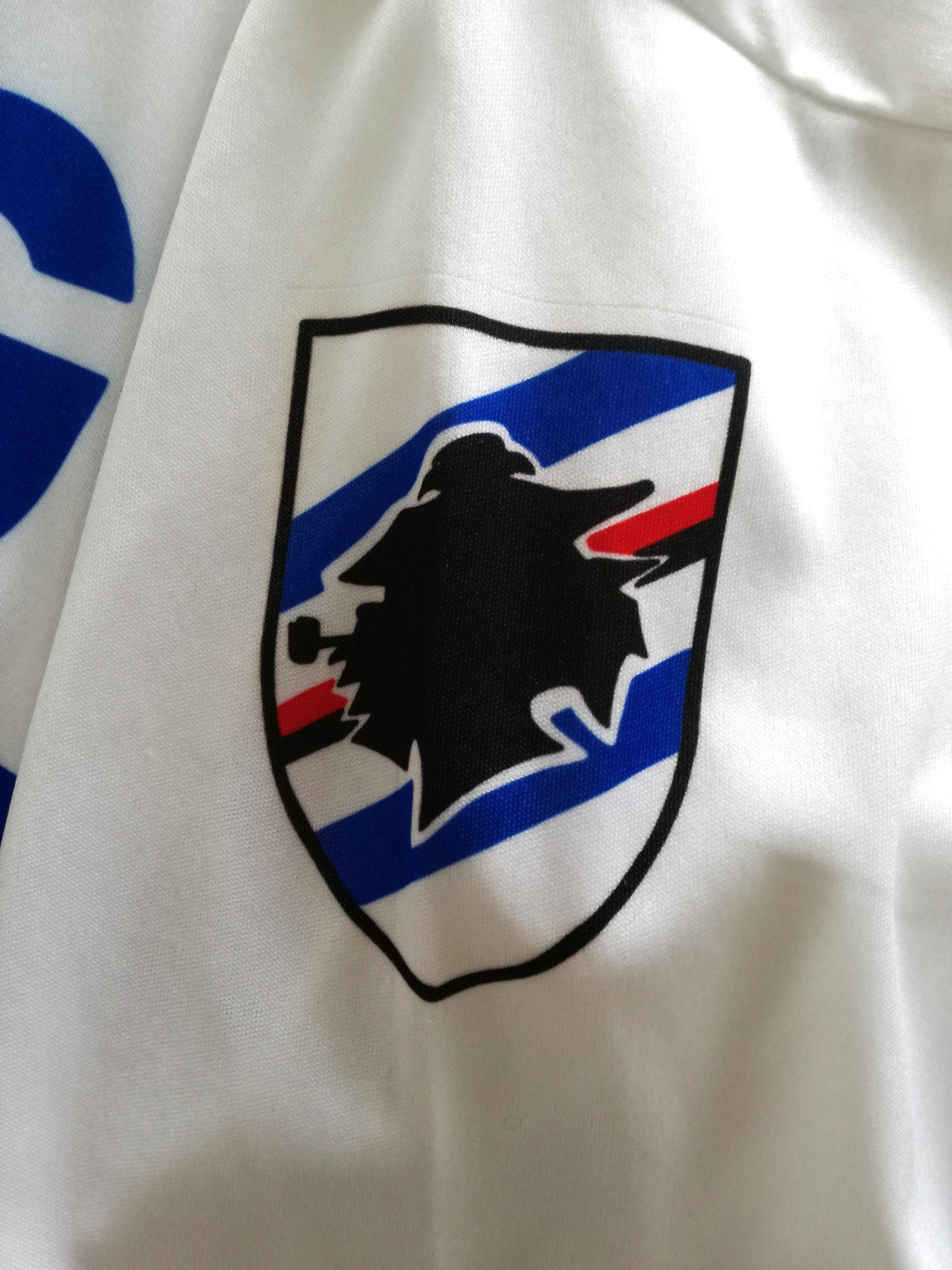 1992/93 Sampdoria Away Football Shirt (S)