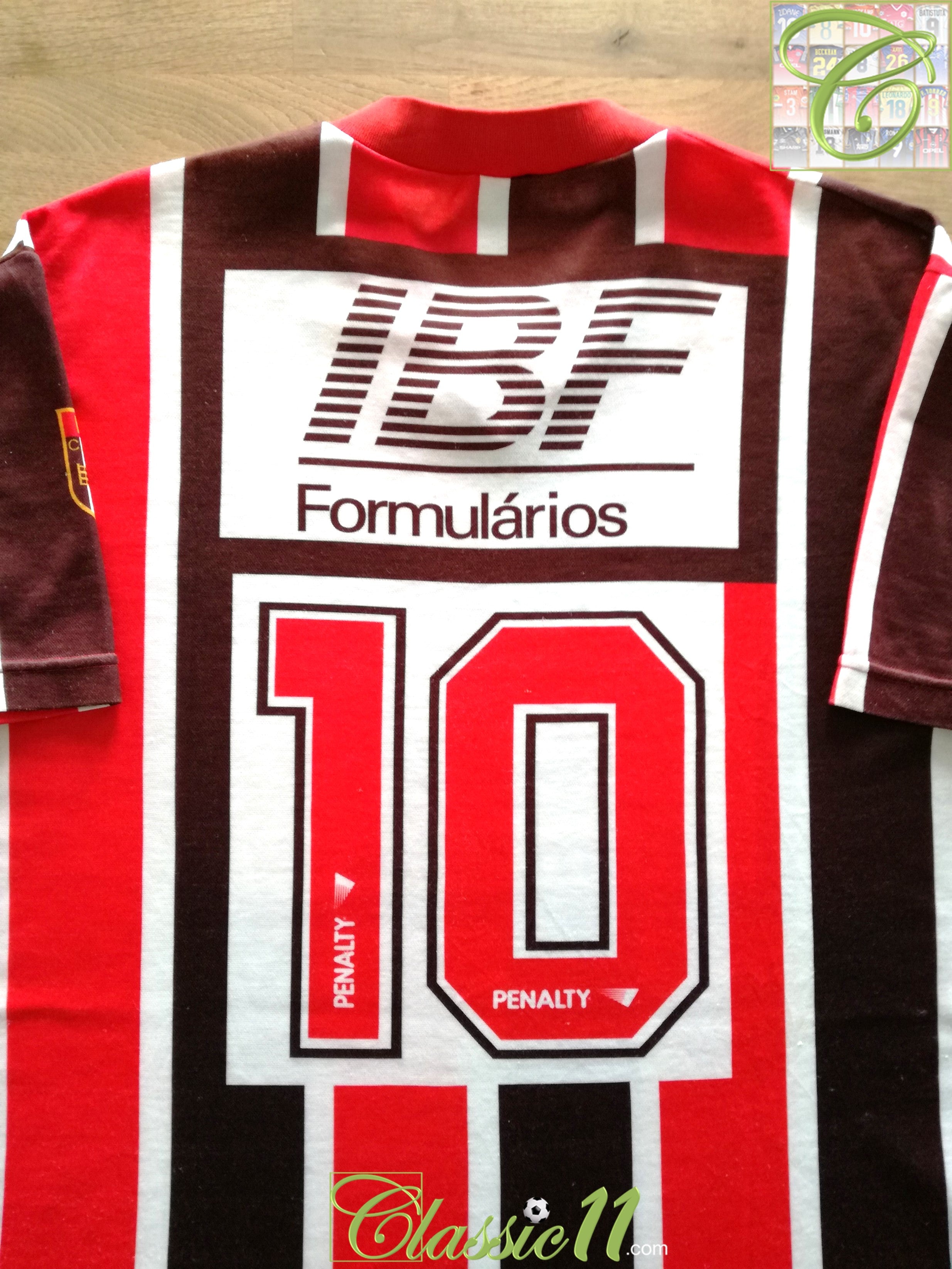 1991 Sao Paulo Away Football Shirt (RaÃ­) #10 (XL)