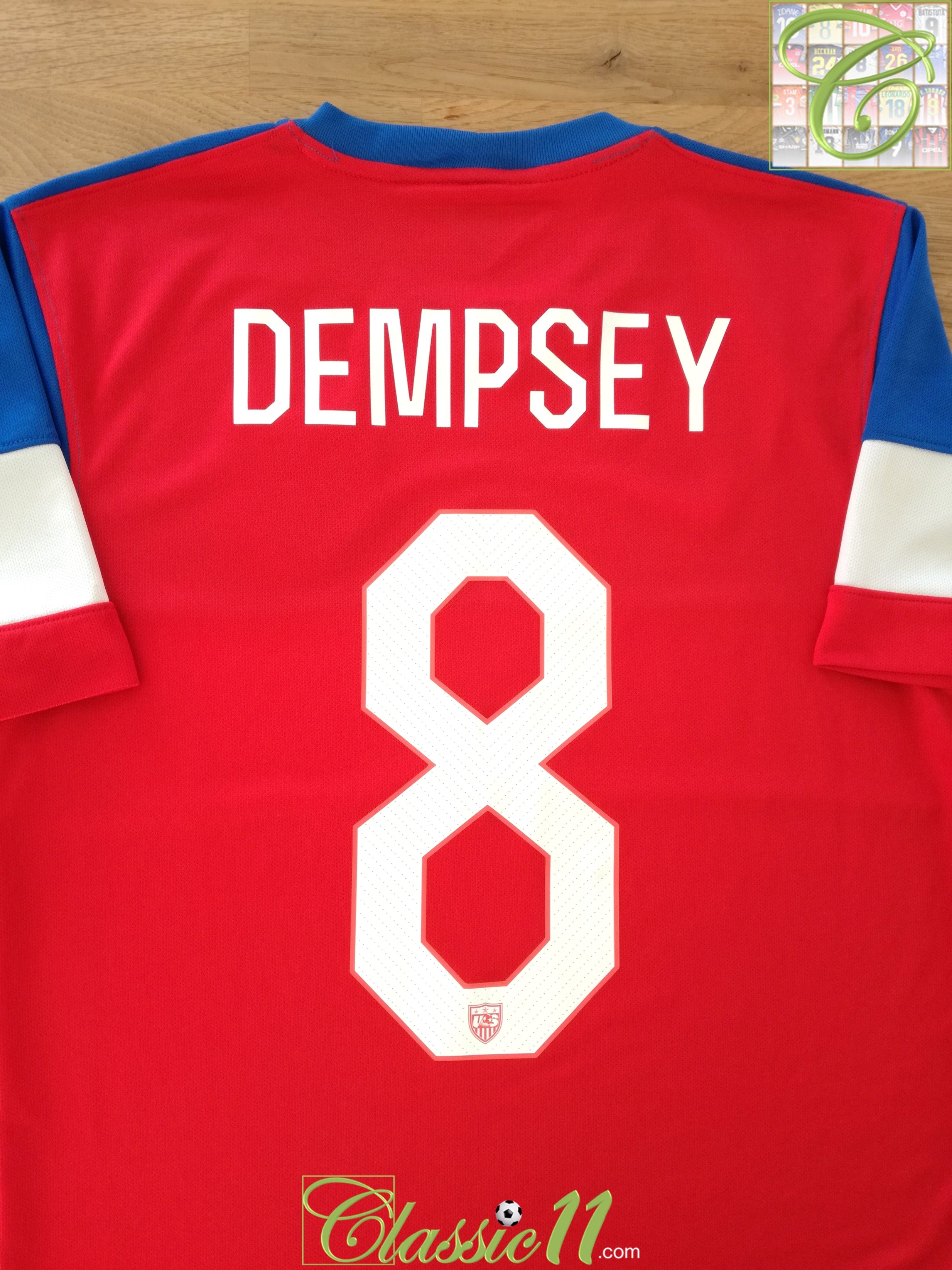 USA 2016 Home Shirt #8 Clint Dempsey - Online Shop From Footuni Japan