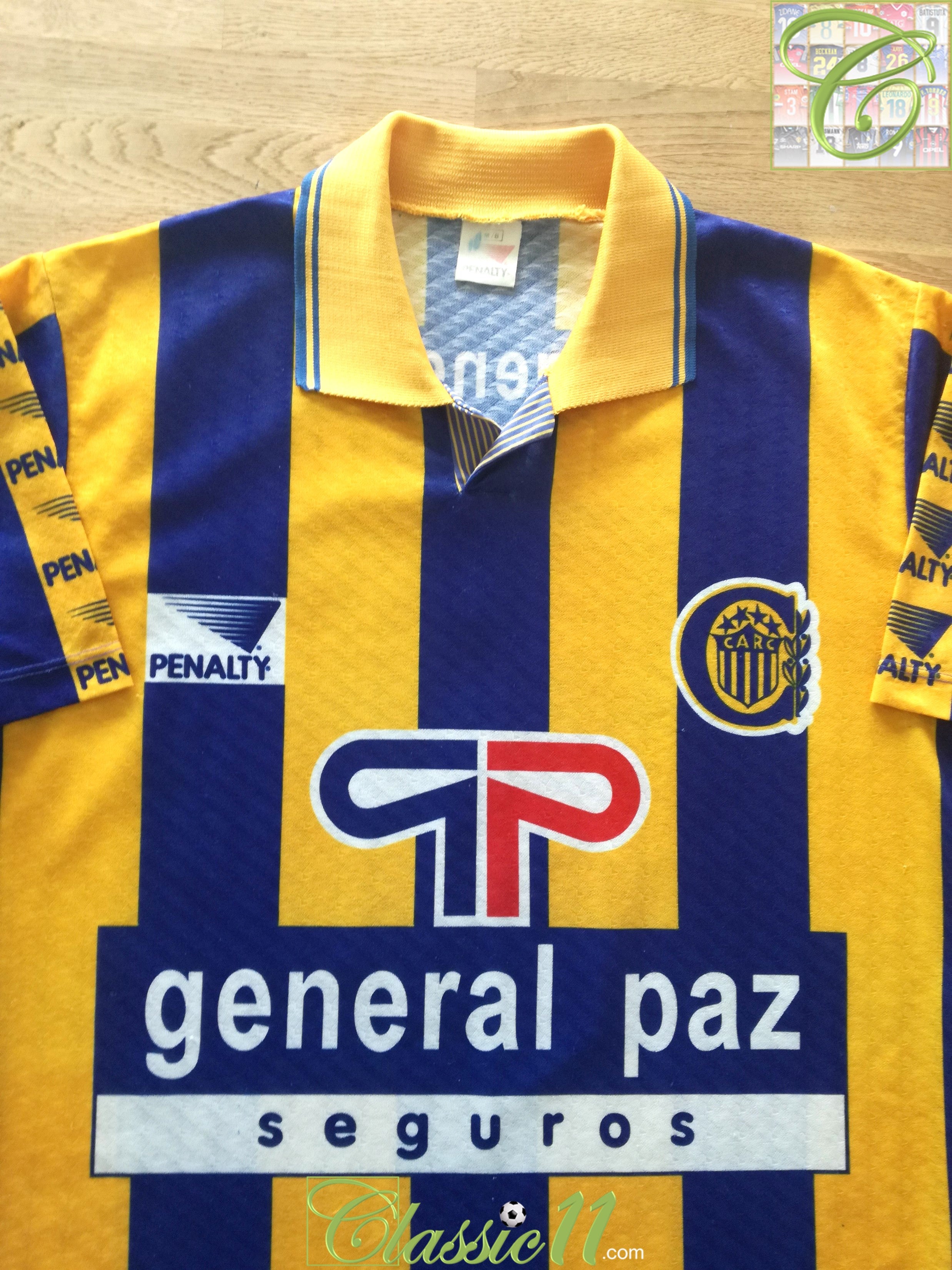 1994/95 Rosario Central Home Football Shirt #3 (M)