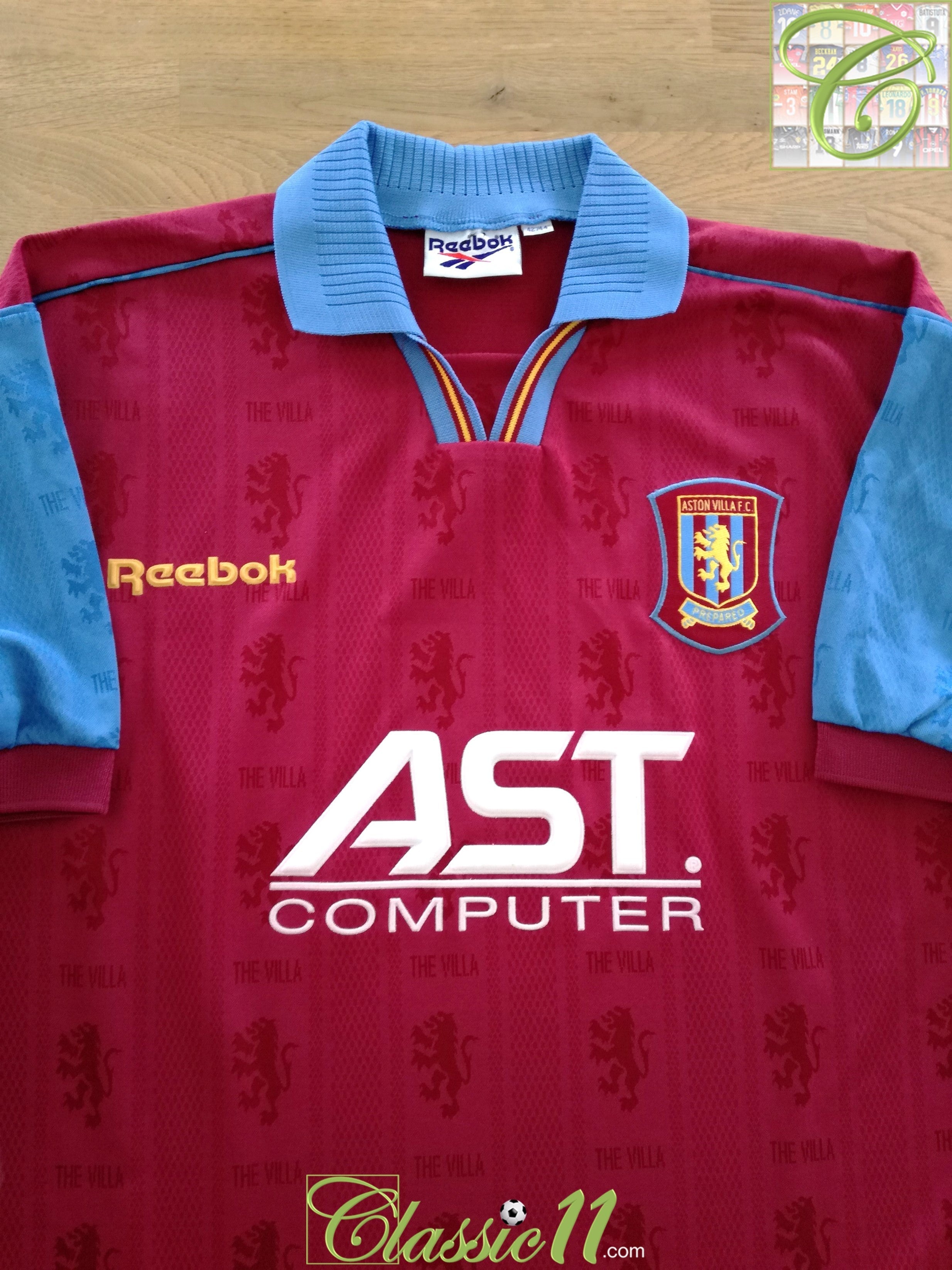 1995/96 Aston Villa Home Football Shirt (XL)