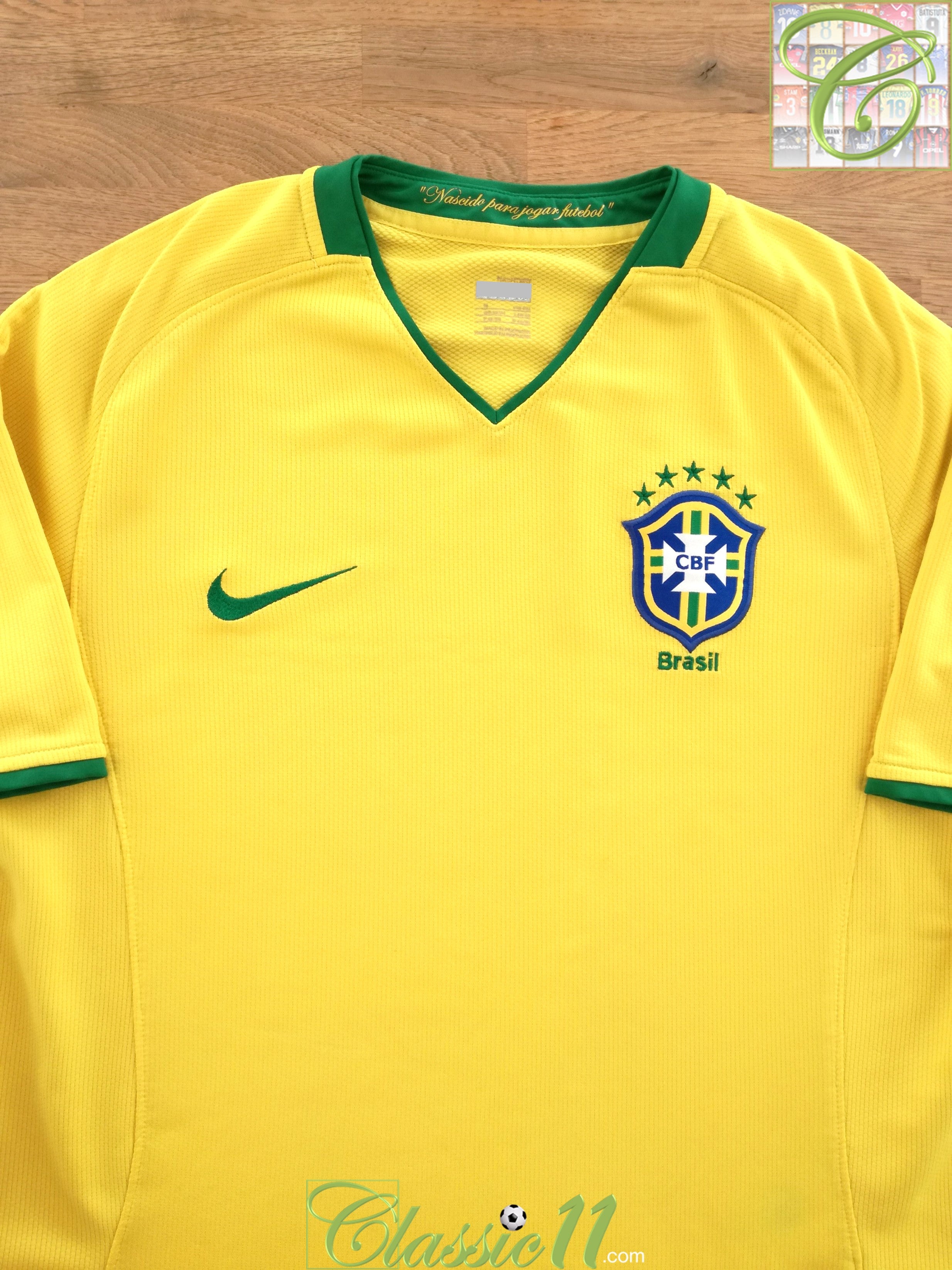 2008-10 Brazil Nike Home Shirt XL