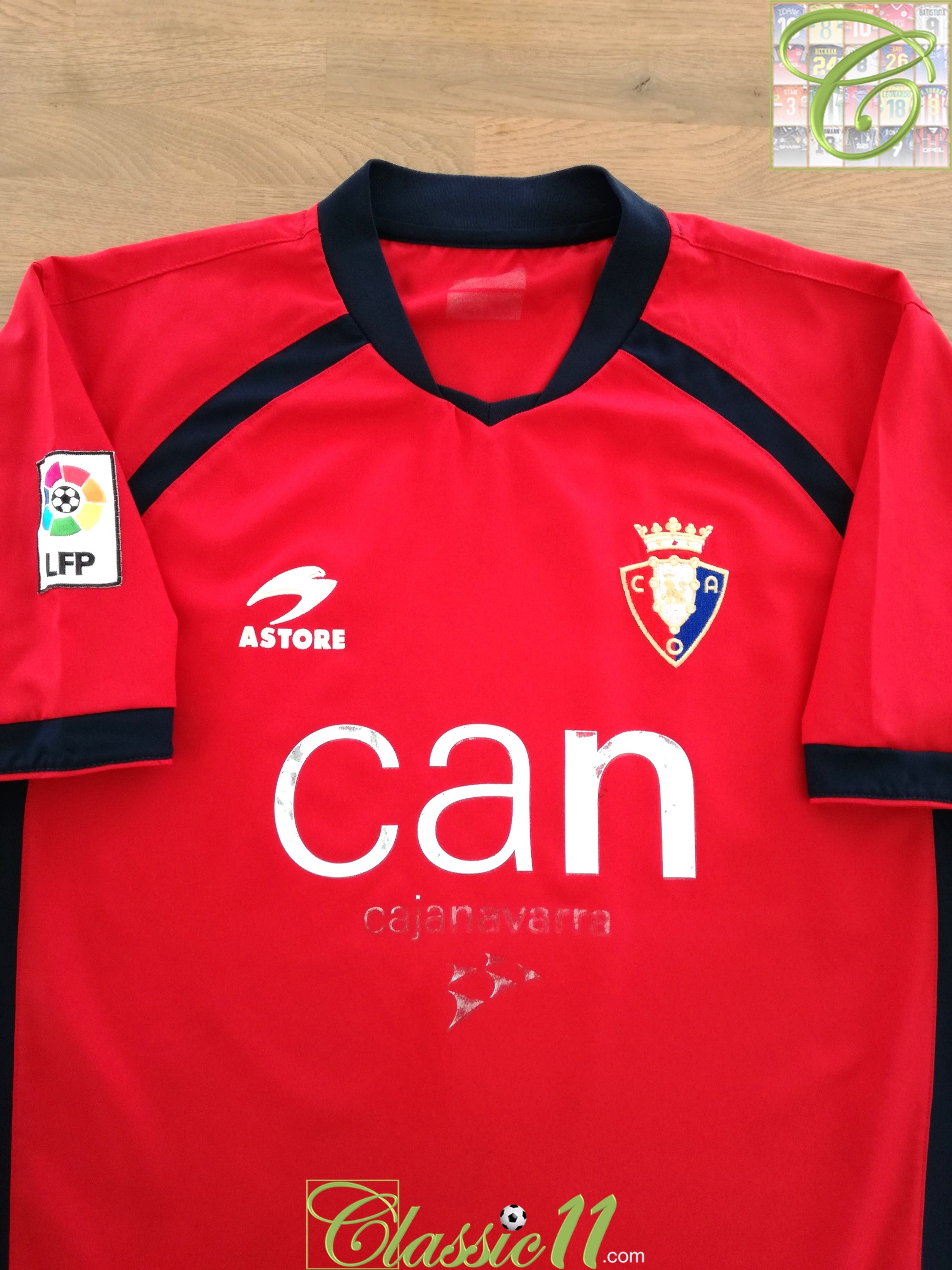 2005/06 Osasuna Home La Liga Football Shirt (L)