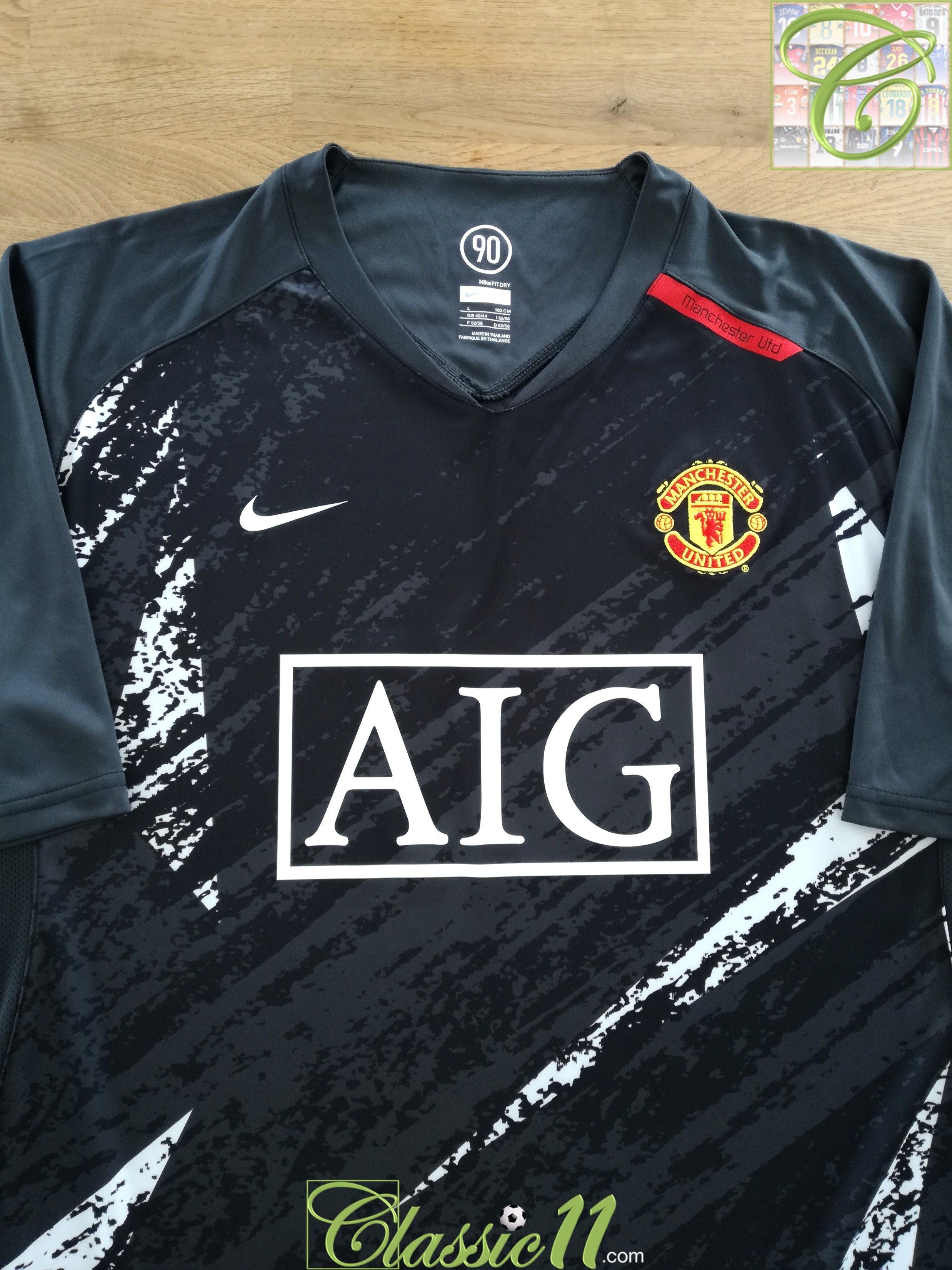 Manchester United FC Retro Jersey Shirt 2007 / 2008 Man Utd