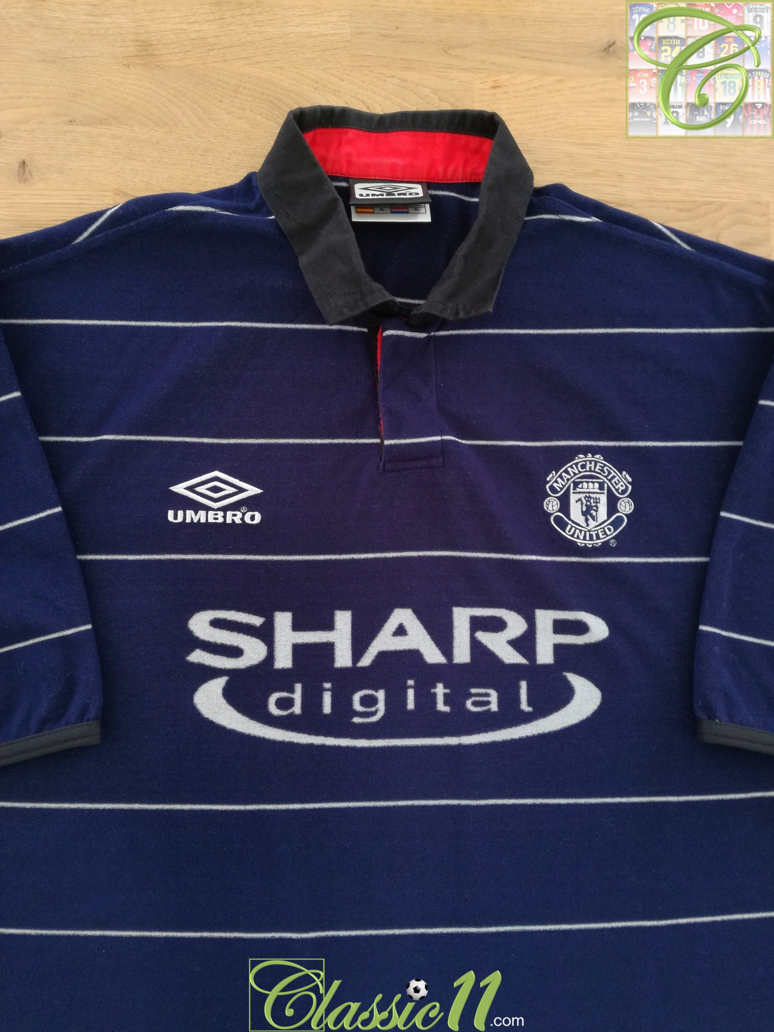 1999/00 Man Utd Away Football Shirt (XL)