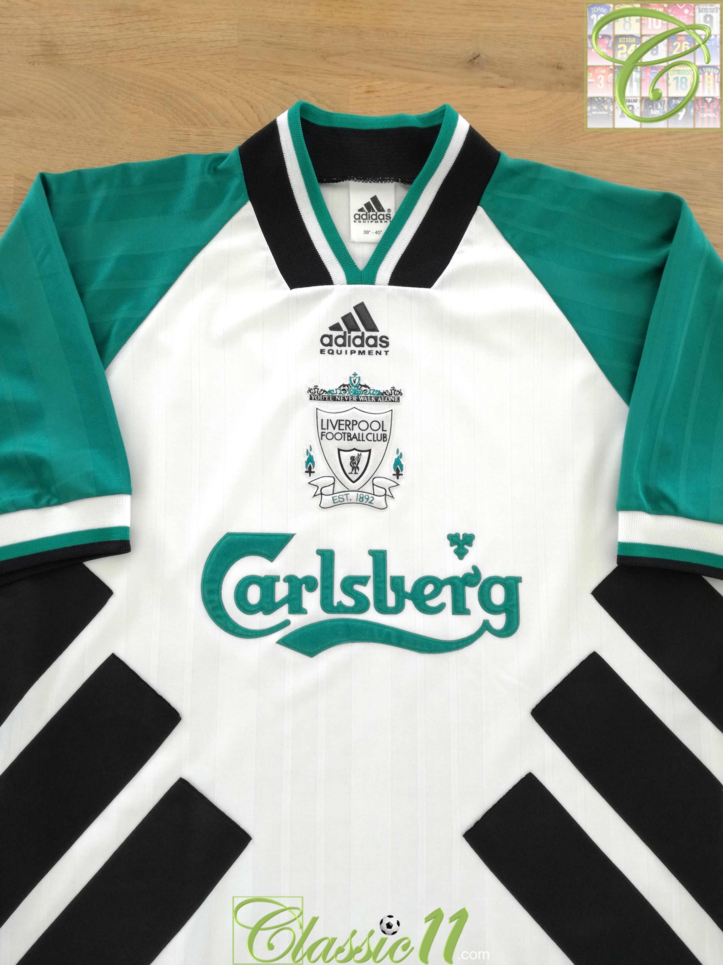 Liverpool 1994 - 1996 Third football shirt jersey Adidas size 38-40
