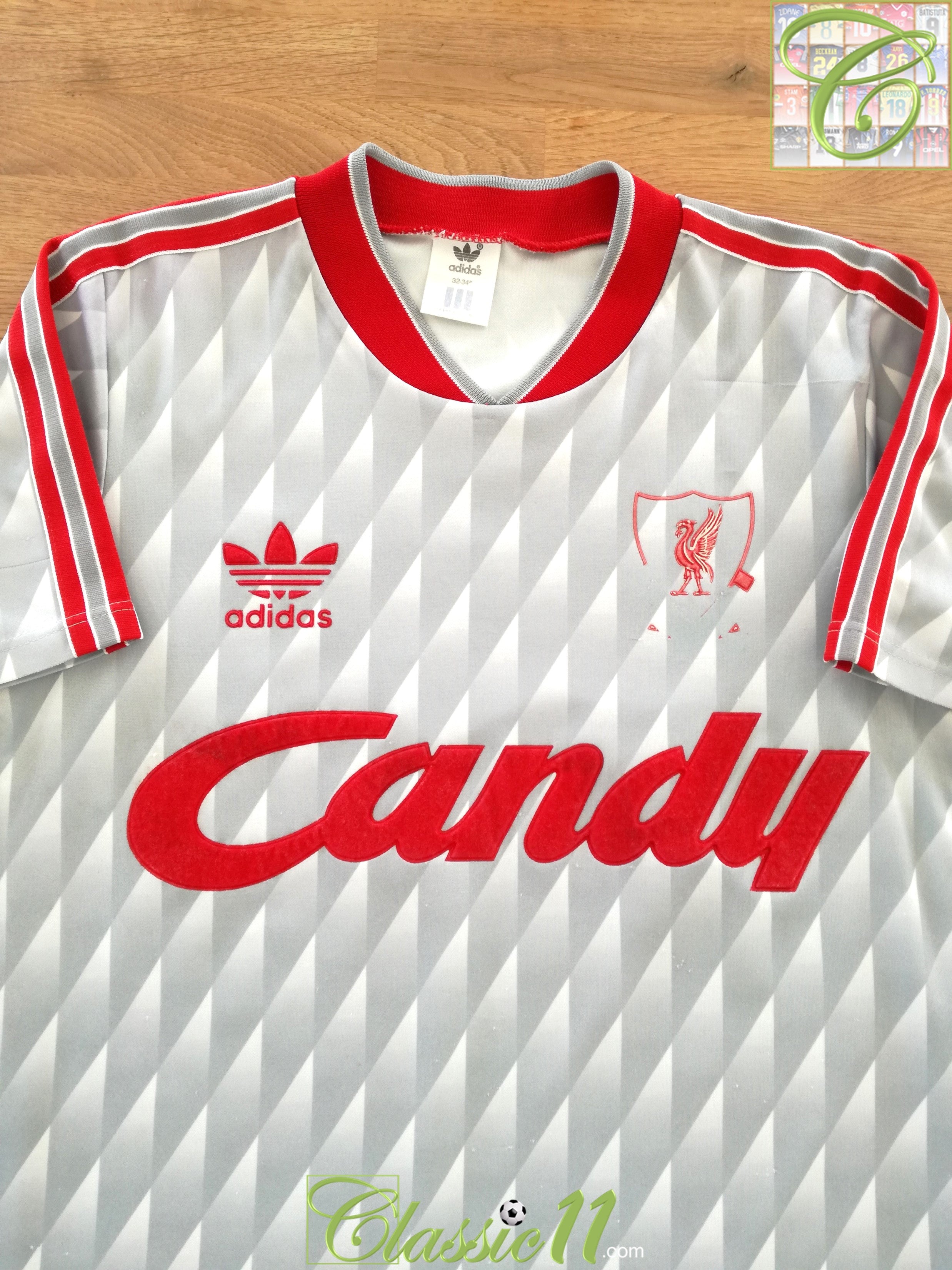 Liverpool 1990 hot sale away shirt