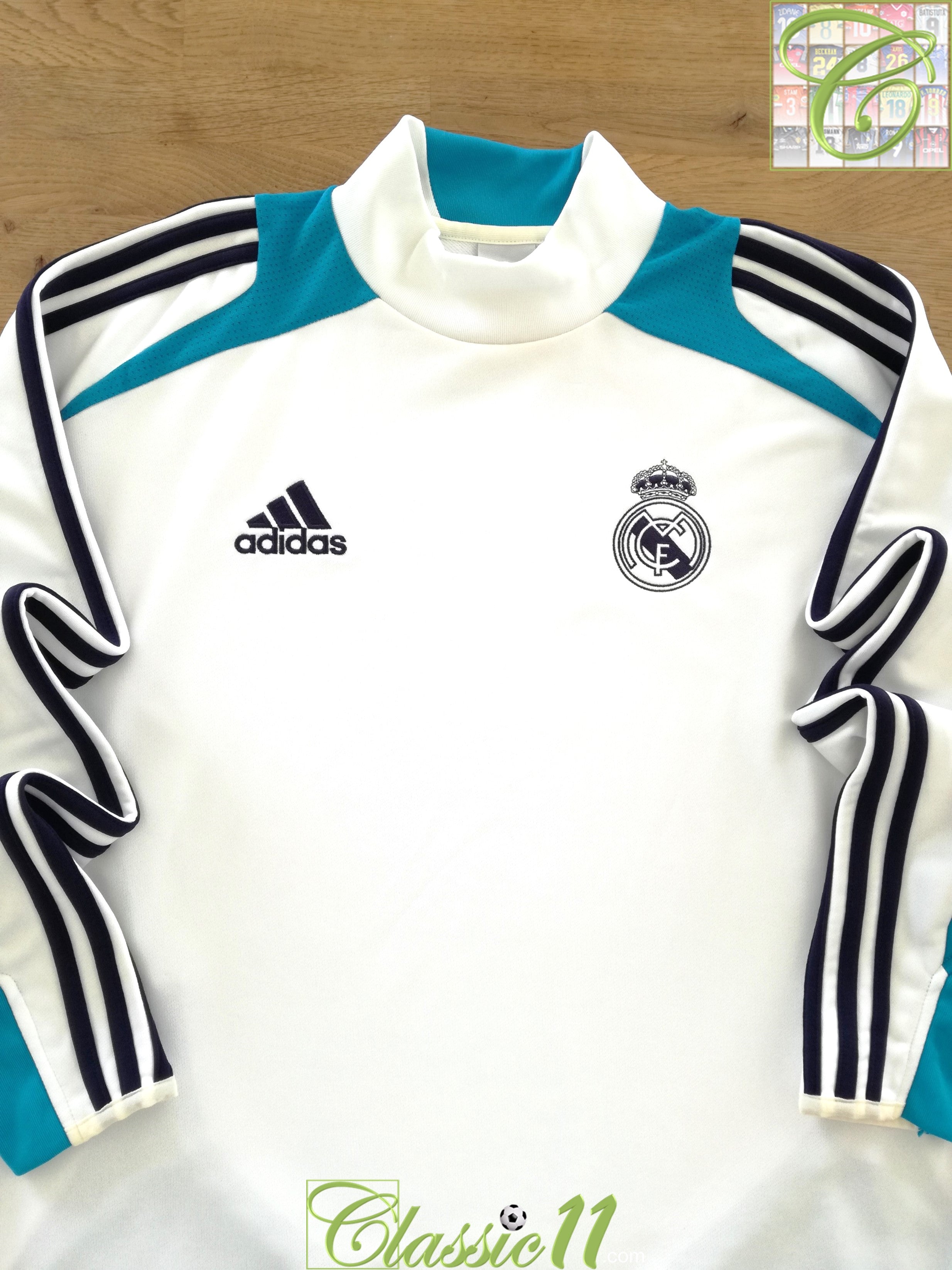 real madrid training top long sleeve