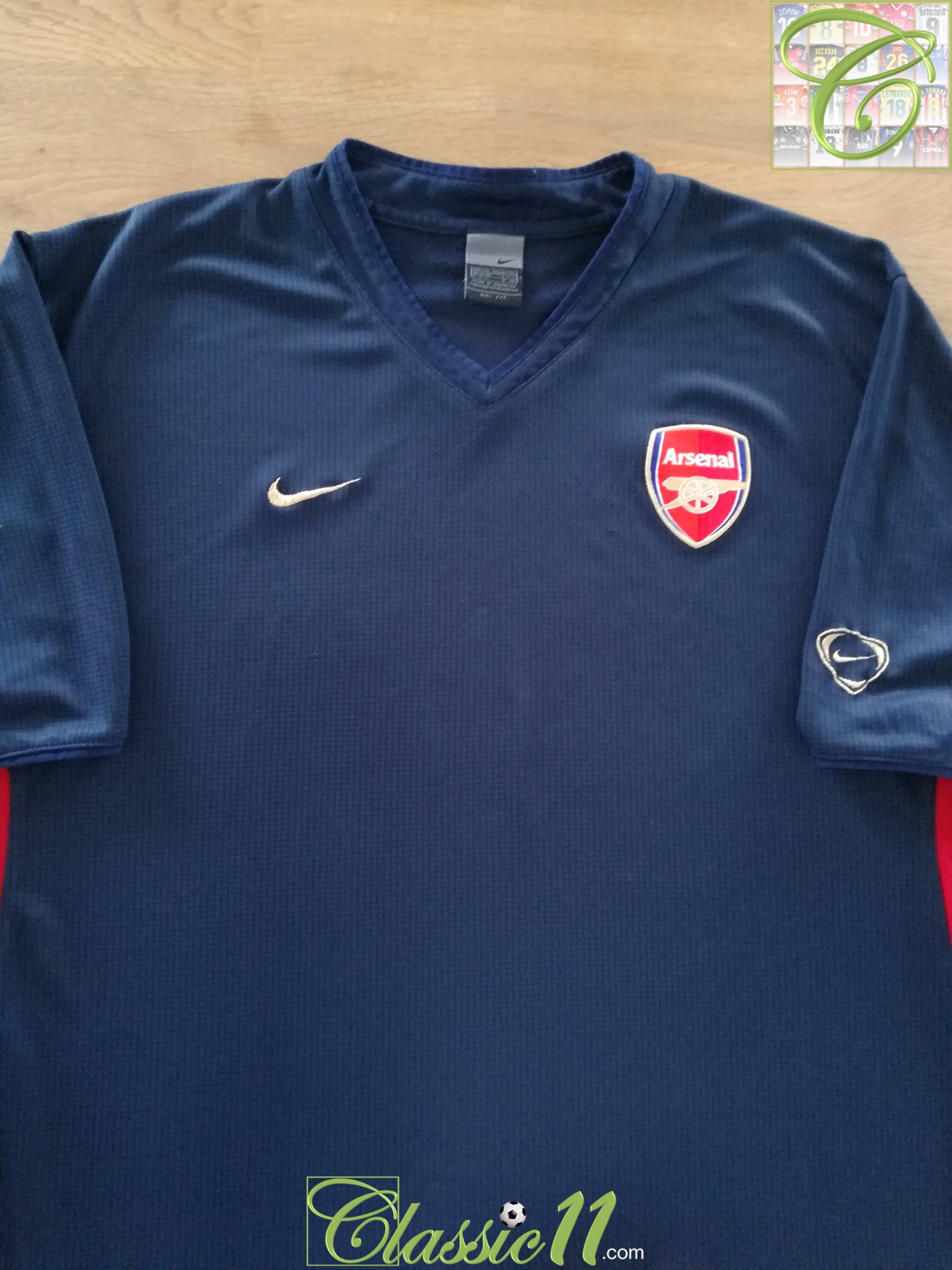 arsenal 2003 04 kit