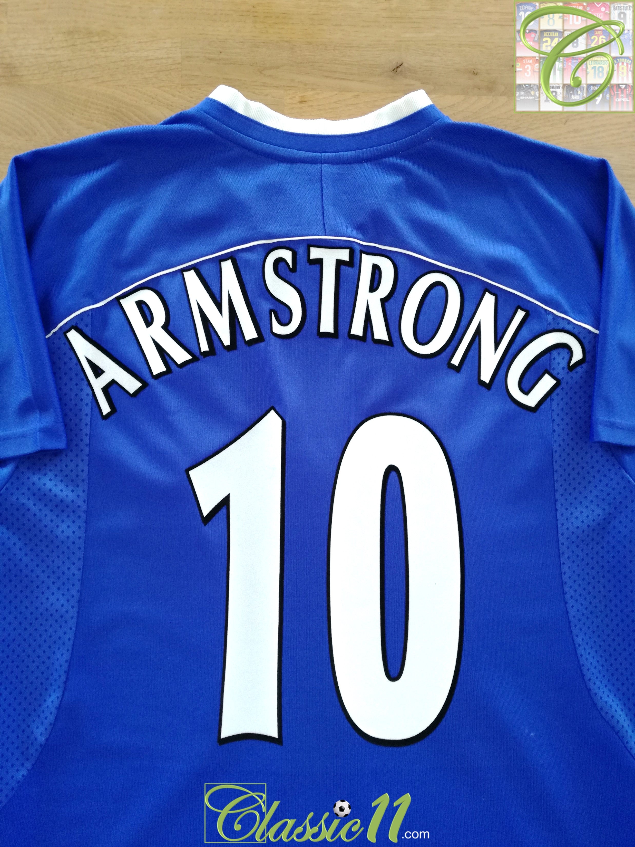 2001/02 Ipswich Town Home European Football Shirt Armstrong #10 (S)