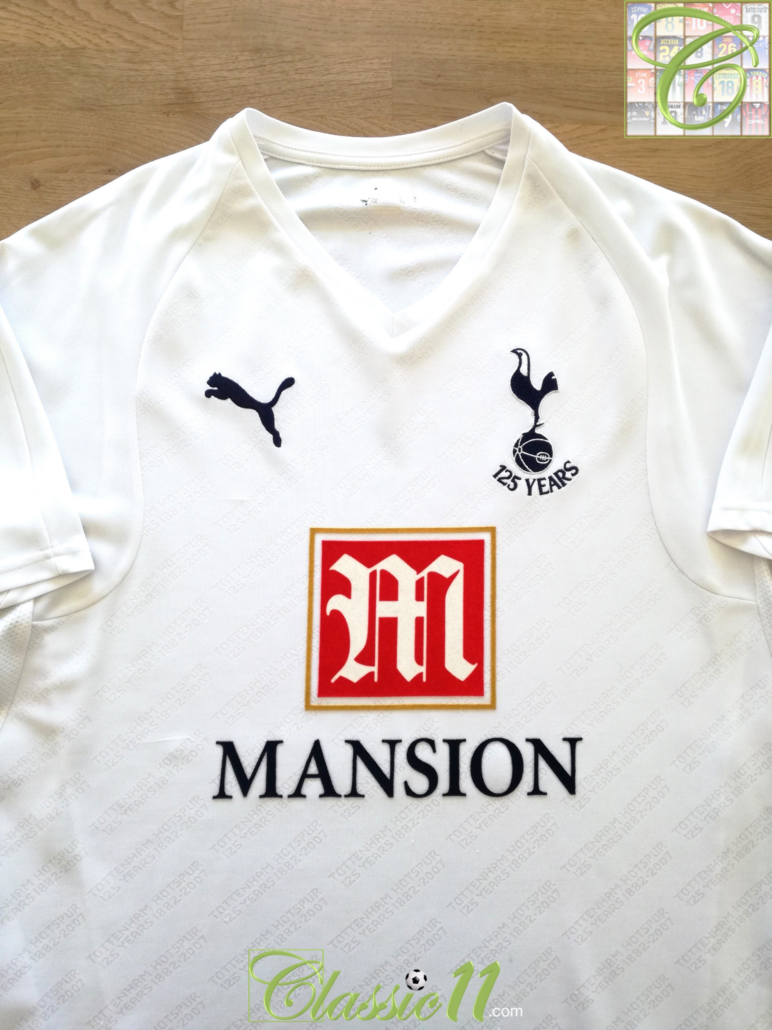 2007/08 Tottenham Home Football Shirt (M)