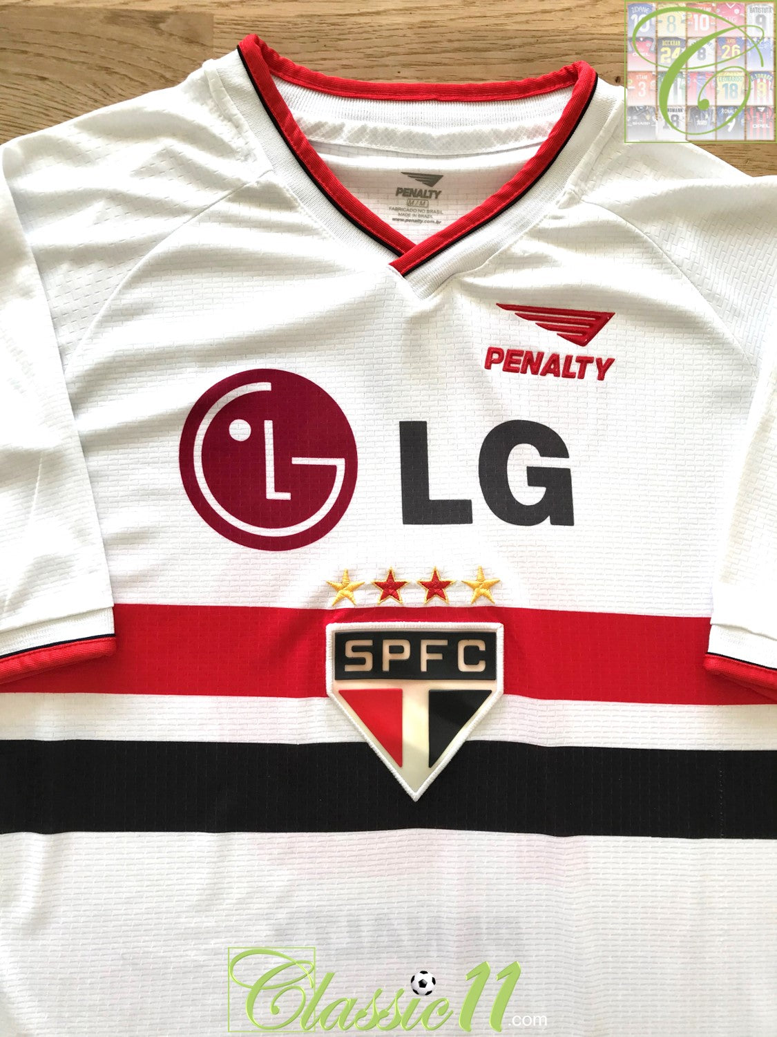 2001 Sao Paulo Home Football Shirt #10 (M)