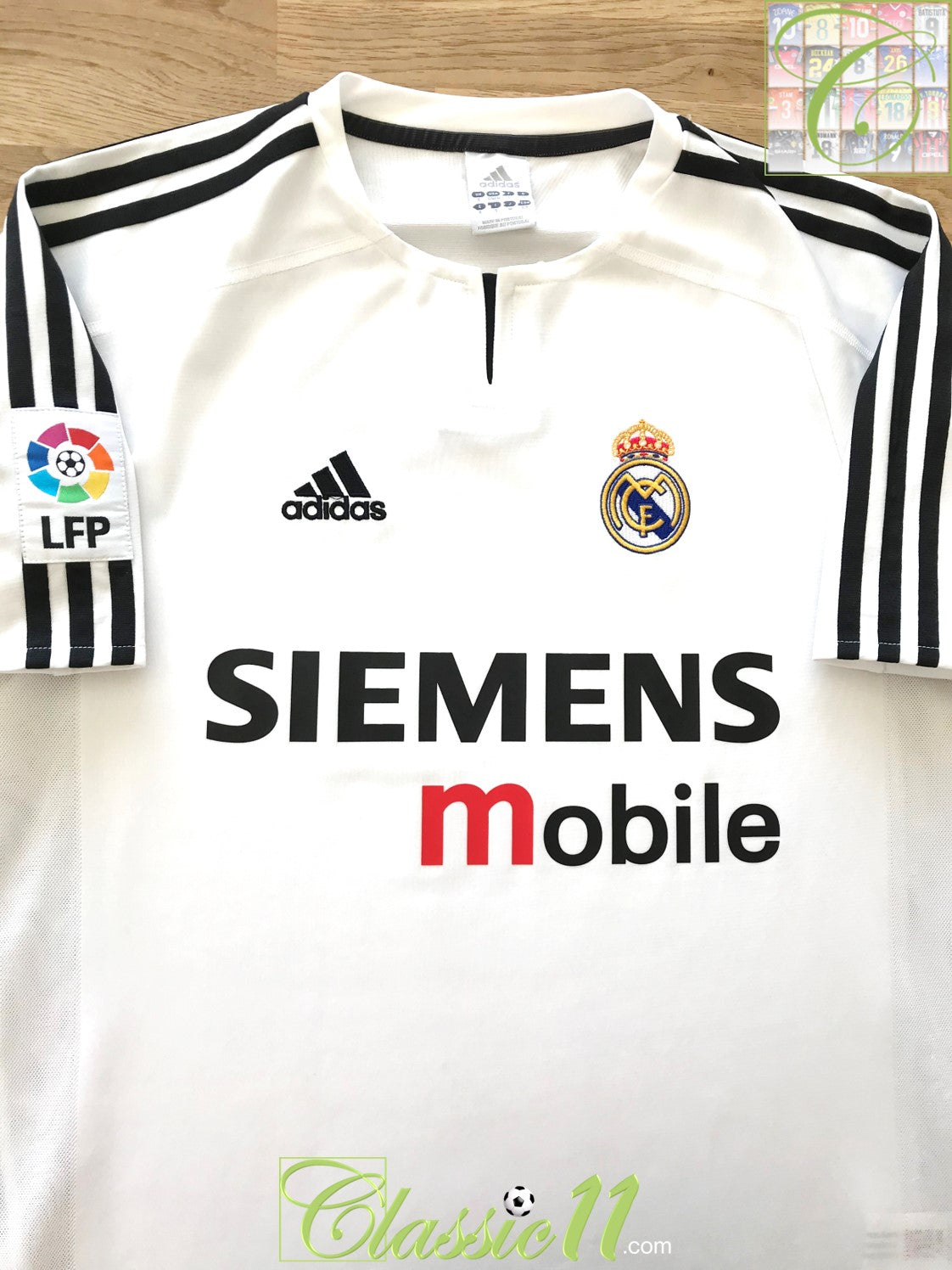 2003/04 Real Madrid Home La Liga Football Shirt (XL)